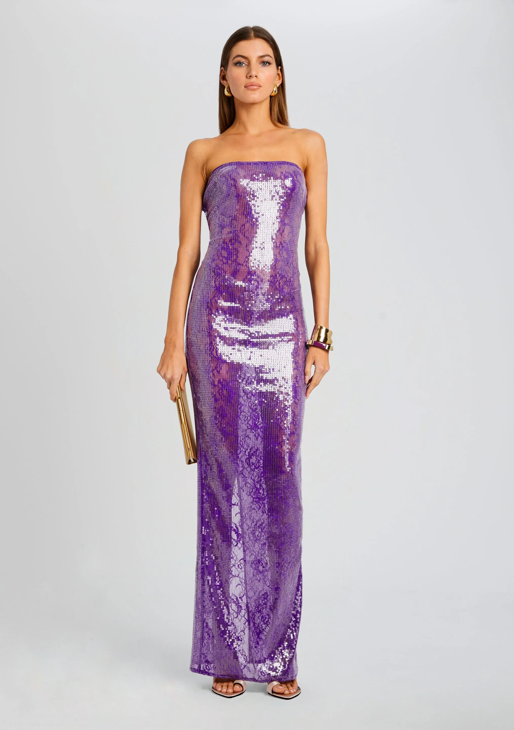 Lucia Sequin Lace Dress