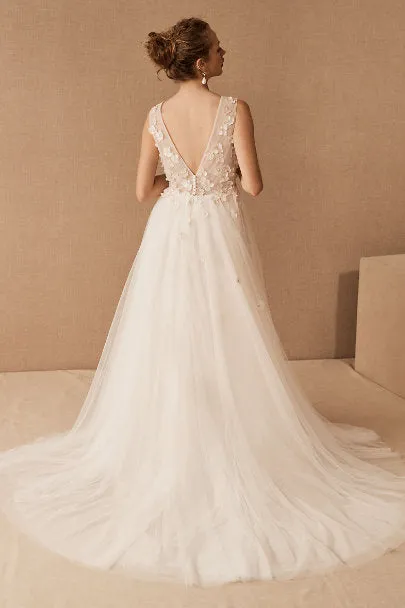 Luxury Feel BHLDN Jenny Yoo Elena Gown  Stylish & Comfortable