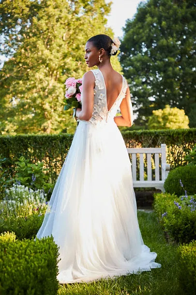 Luxury Feel BHLDN Jenny Yoo Elena Gown  Stylish & Comfortable