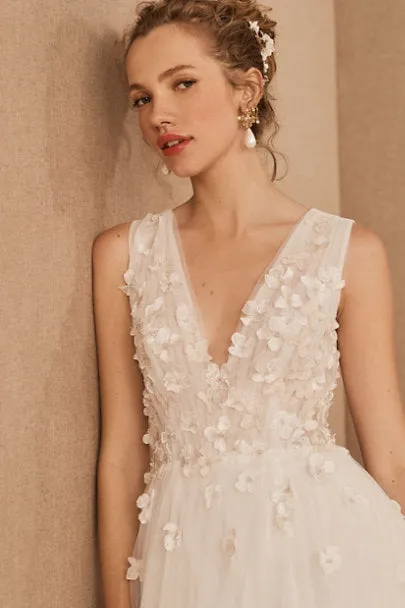 Luxury Feel BHLDN Jenny Yoo Elena Gown  Stylish & Comfortable