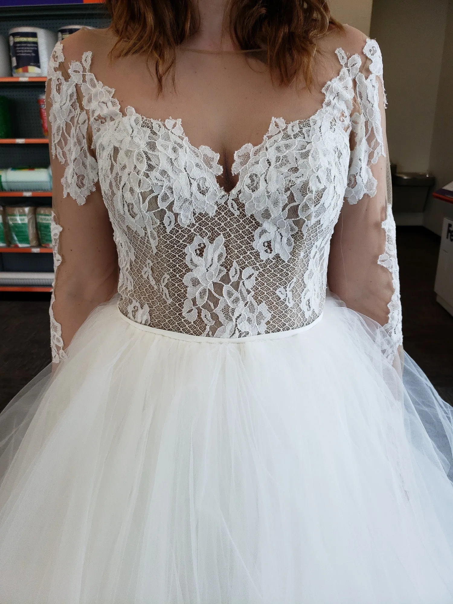 Luxury Feel Hayley Paige - Pippa 1652 Sample Gown  Limited Stock!