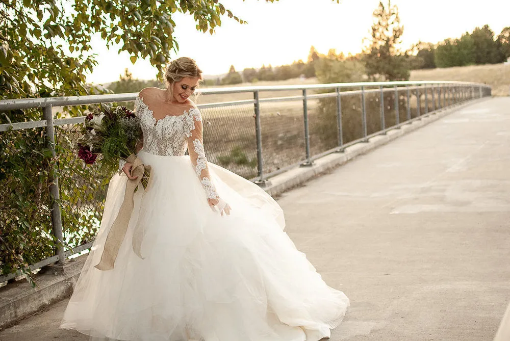 Luxury Feel Hayley Paige - Pippa 1652 Sample Gown  Limited Stock!