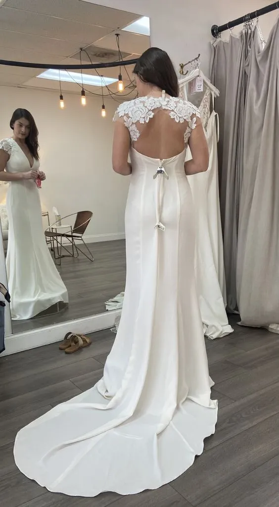 Luxury Feel Nouvelle Amsale Amanda Gown  Ends Soon!