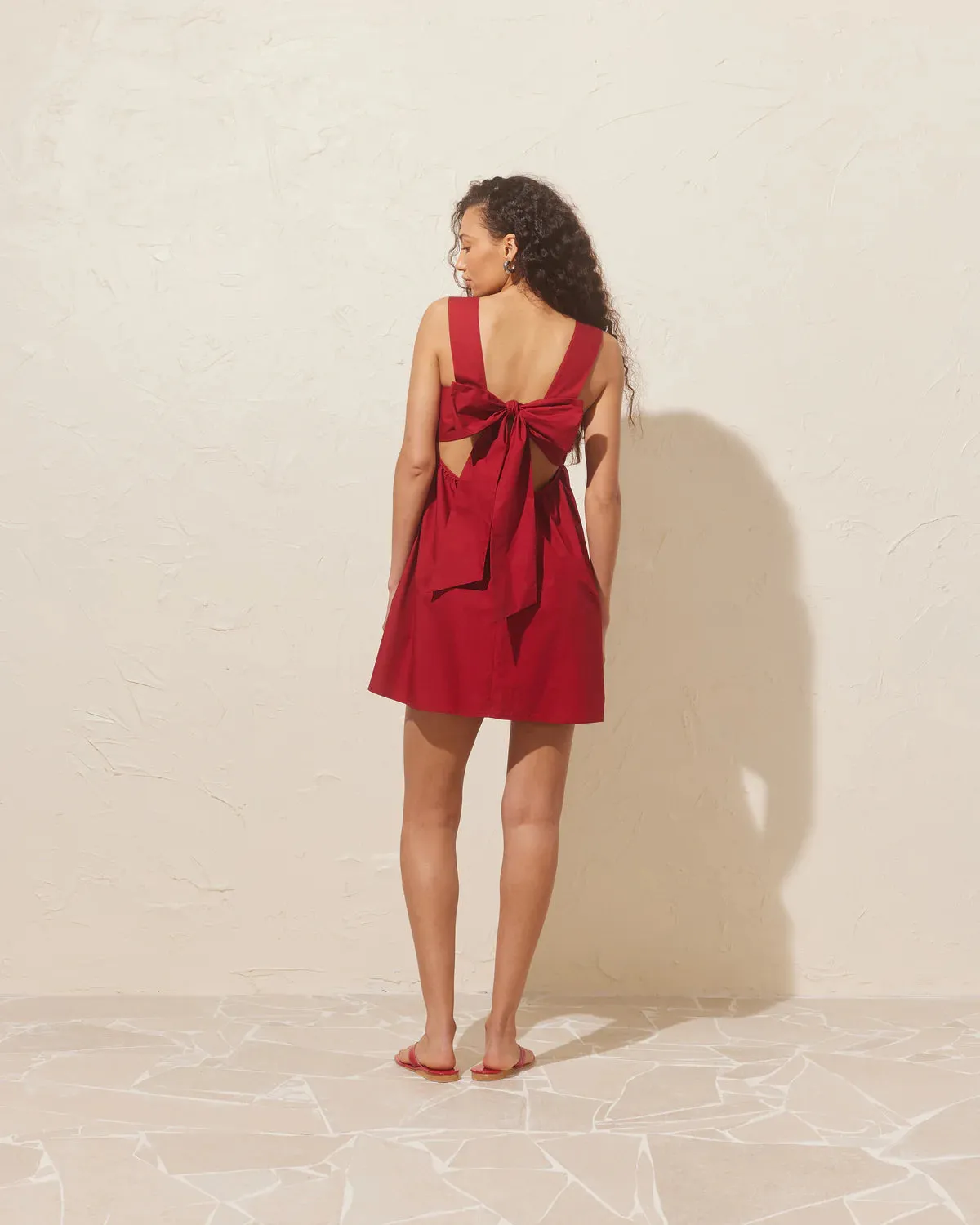 Margie Tie Mini Dress