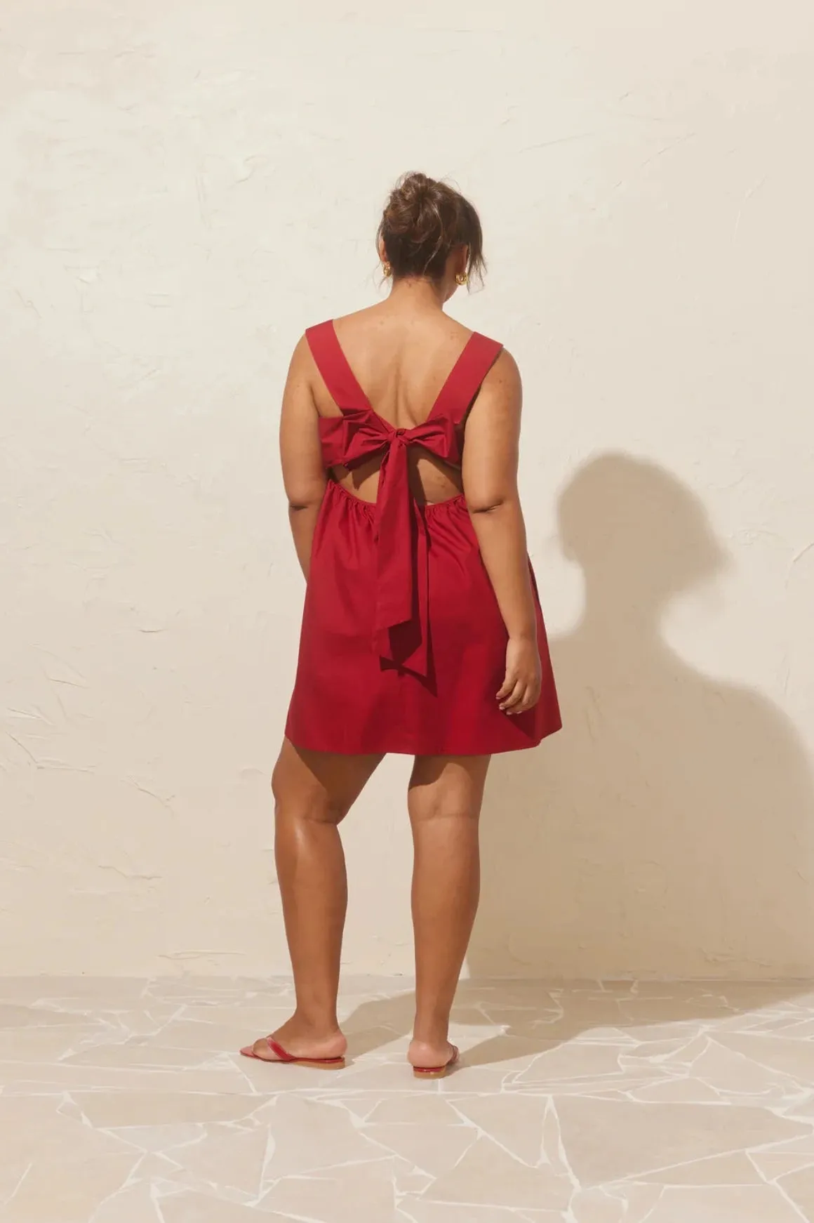 Margie Tie Mini Dress