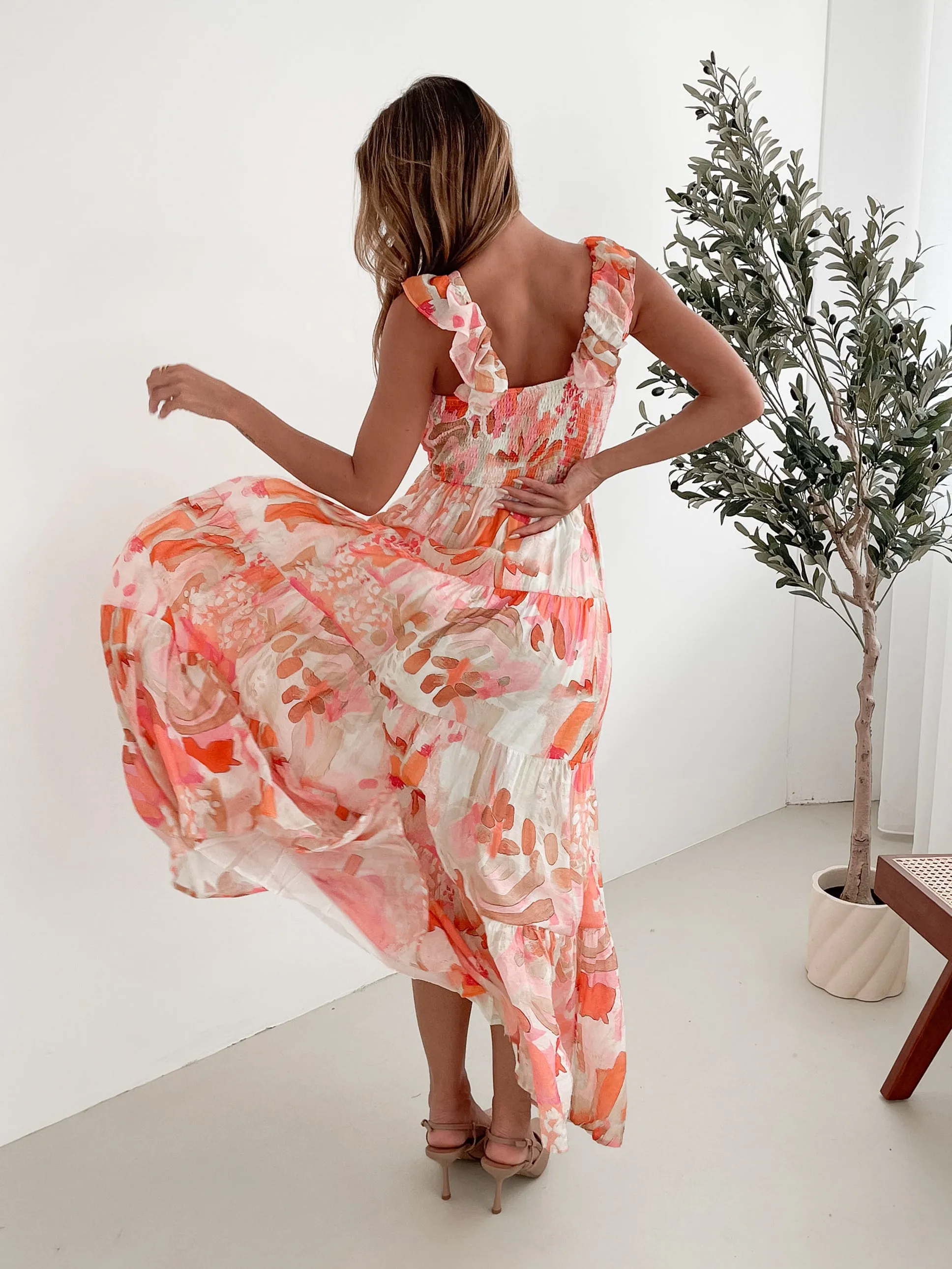 Mariel Dress - Pink Floral