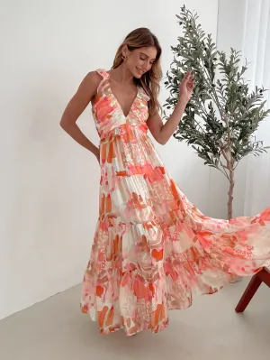 Mariel Dress - Pink Floral