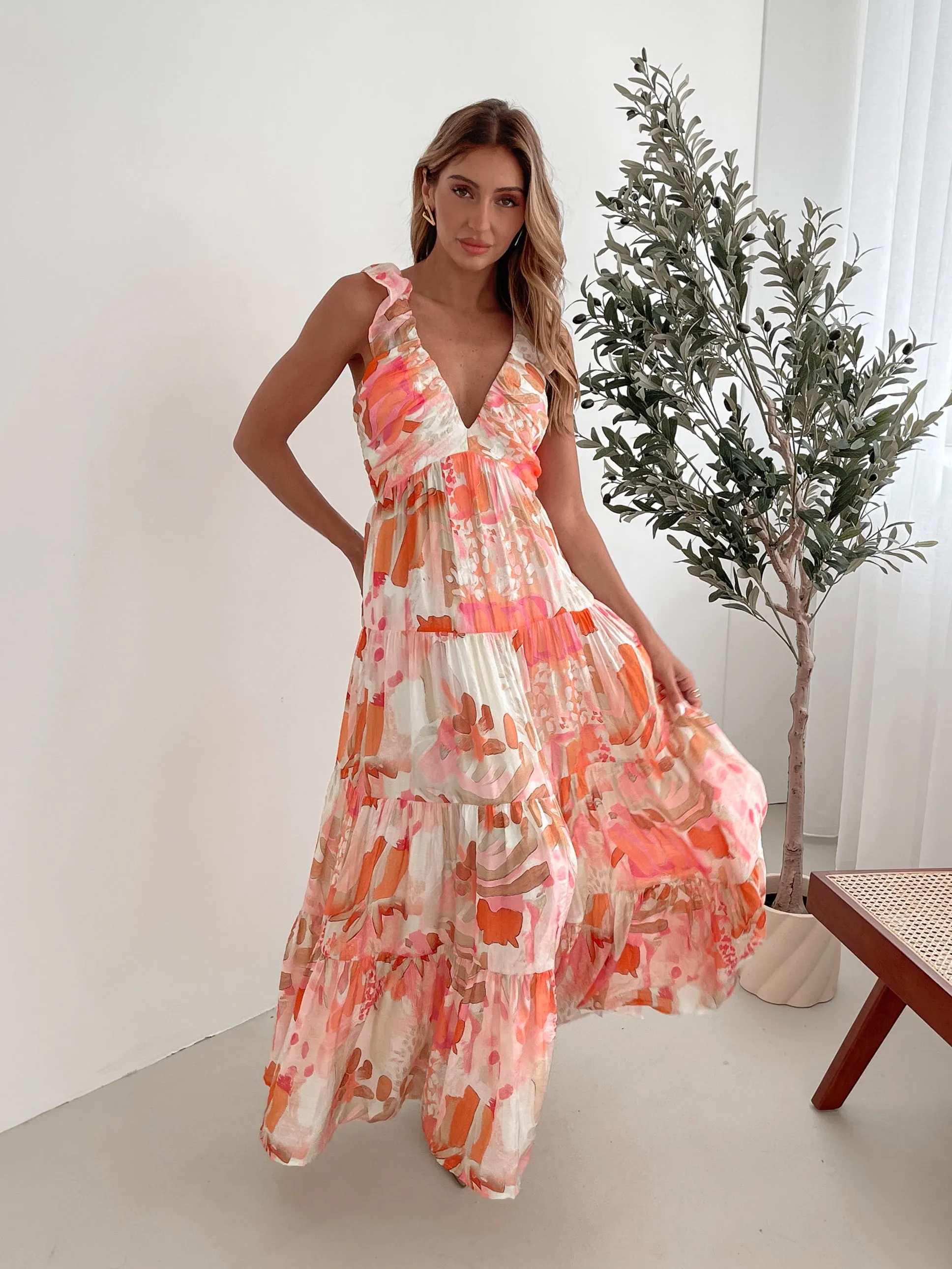 Mariel Dress - Pink Floral