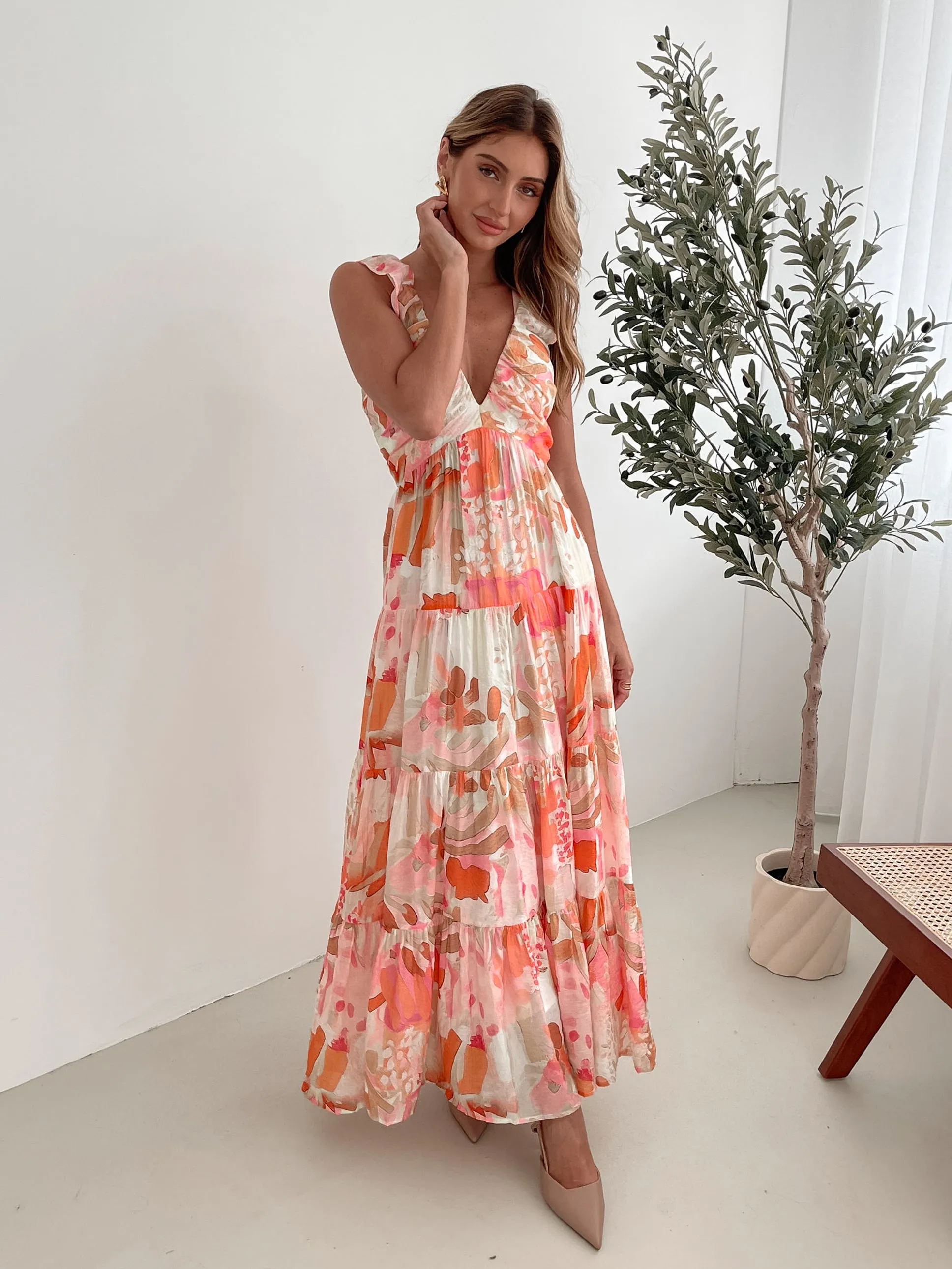 Mariel Dress - Pink Floral