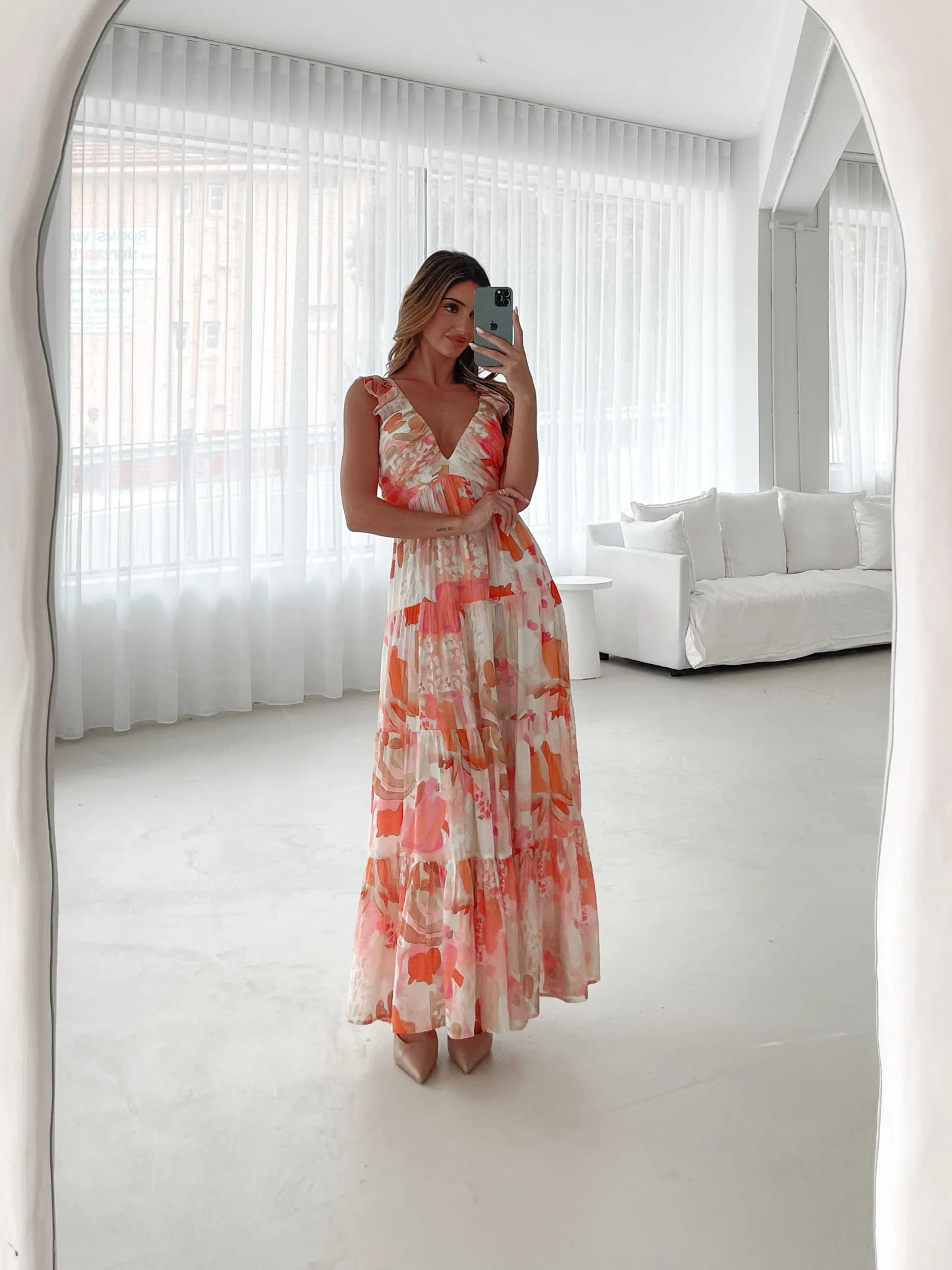 Mariel Dress - Pink Floral
