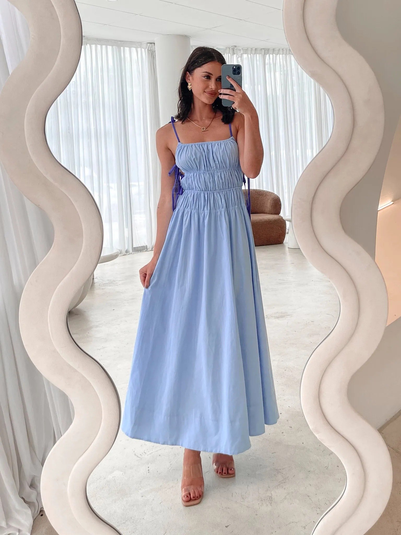 Marzeline Dress - Blue Multi