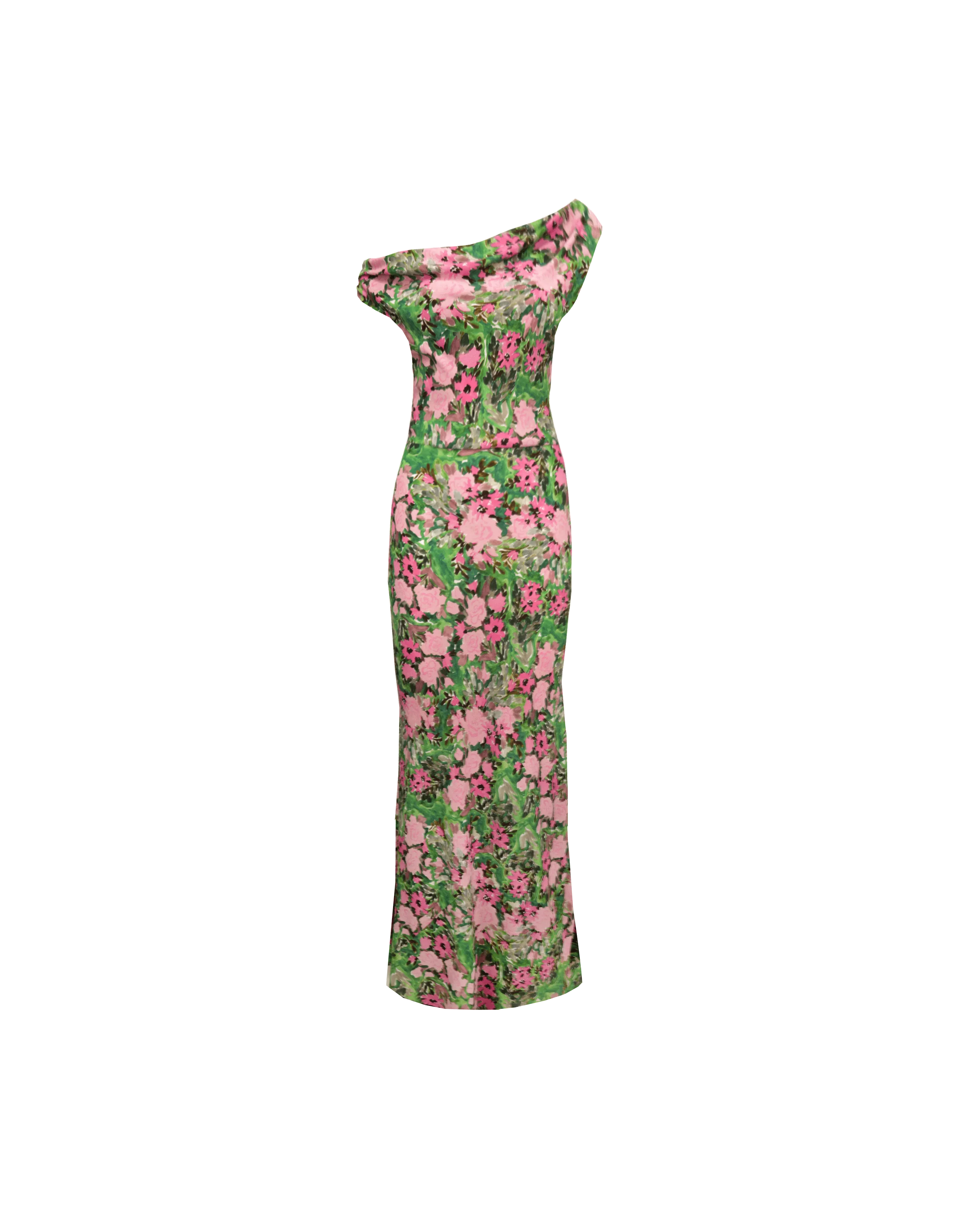 Melon Maxi Dress - Aurora Floral