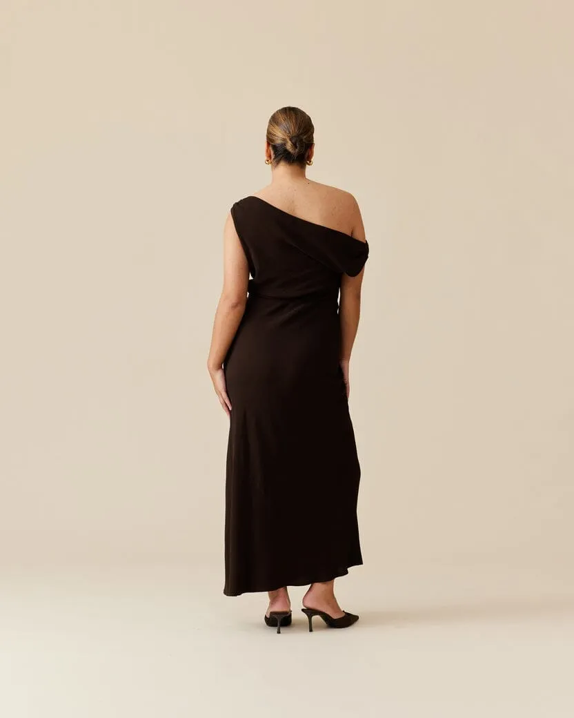 Melon Maxi Dress - Kalamata (Brown)