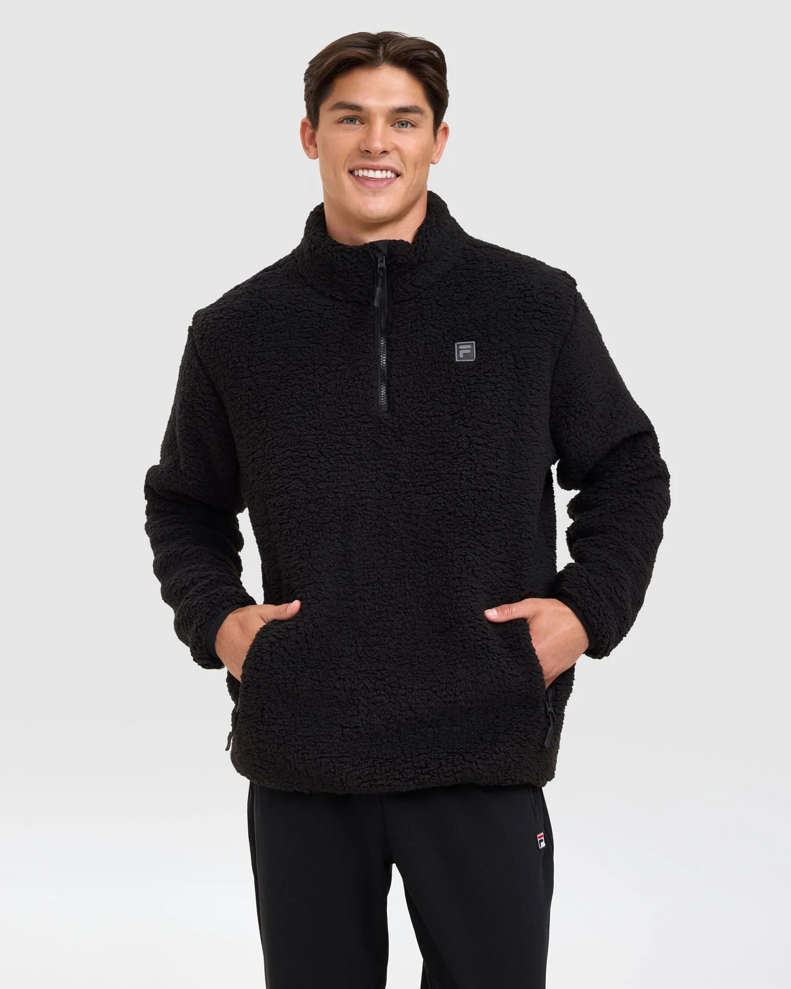 Men's Max Teddy Qtr Zip -FILA