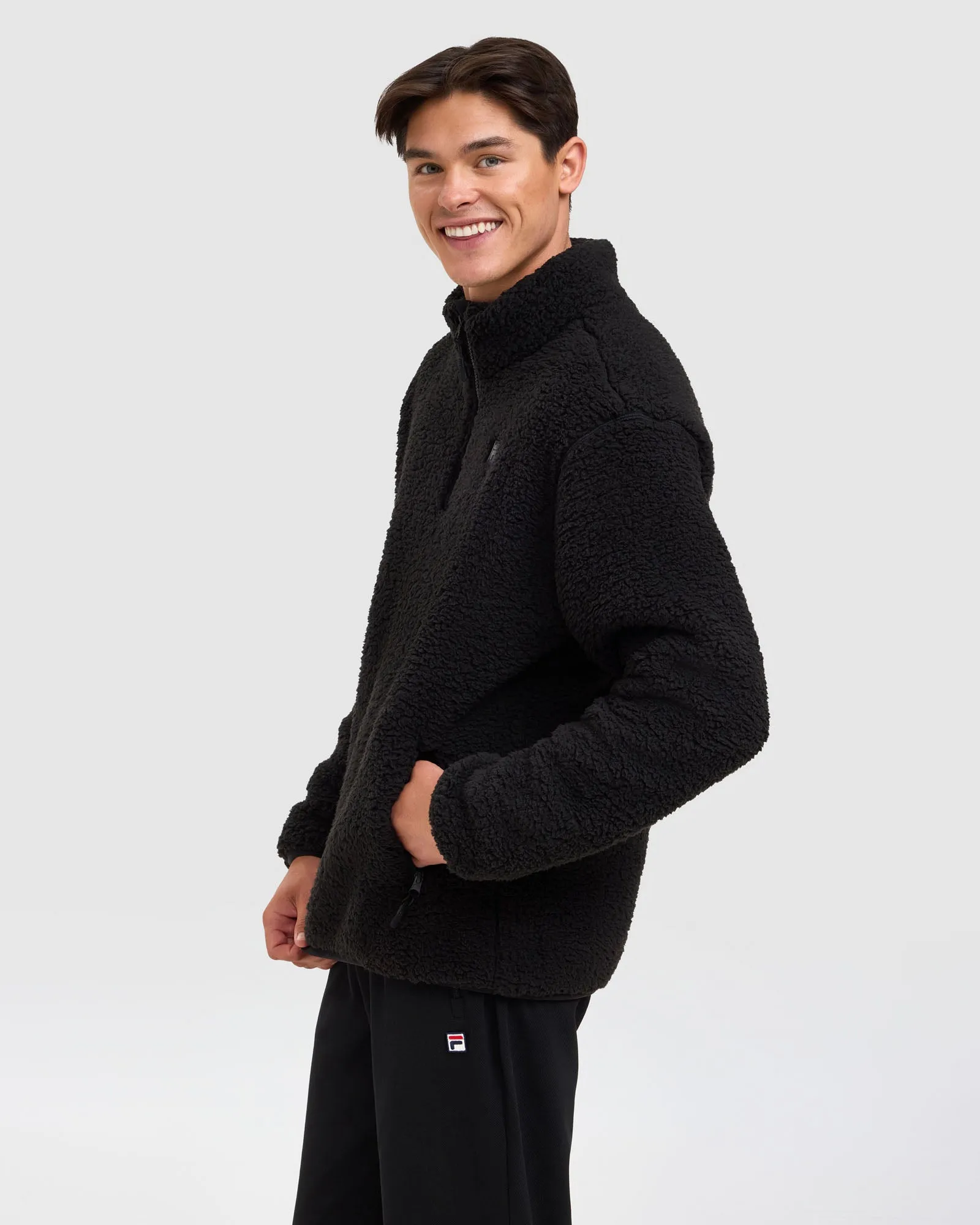 Men's Max Teddy Qtr Zip -FILA