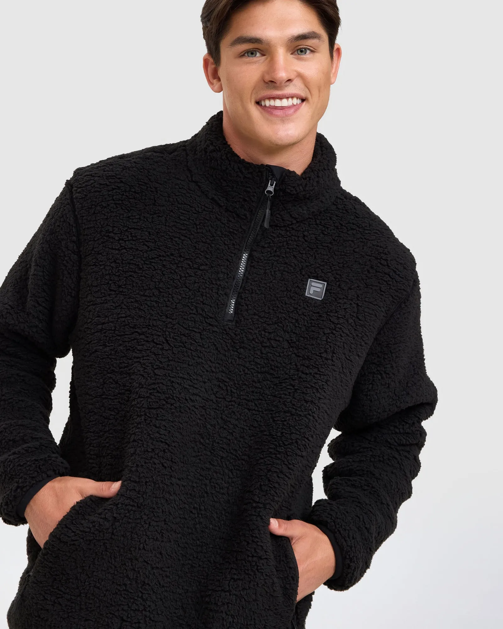 Men's Max Teddy Qtr Zip -FILA