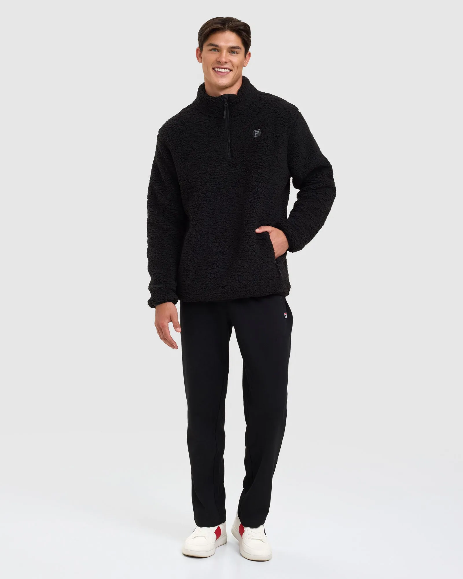 Men's Max Teddy Qtr Zip -FILA