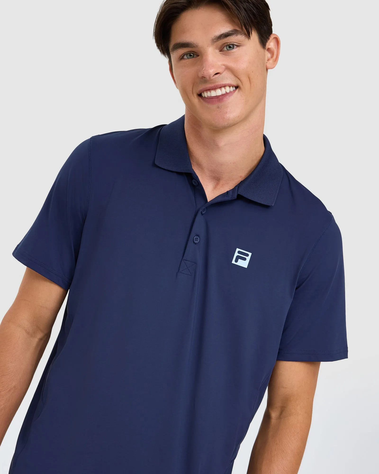 Men's Solid Corte Polo -FILA
