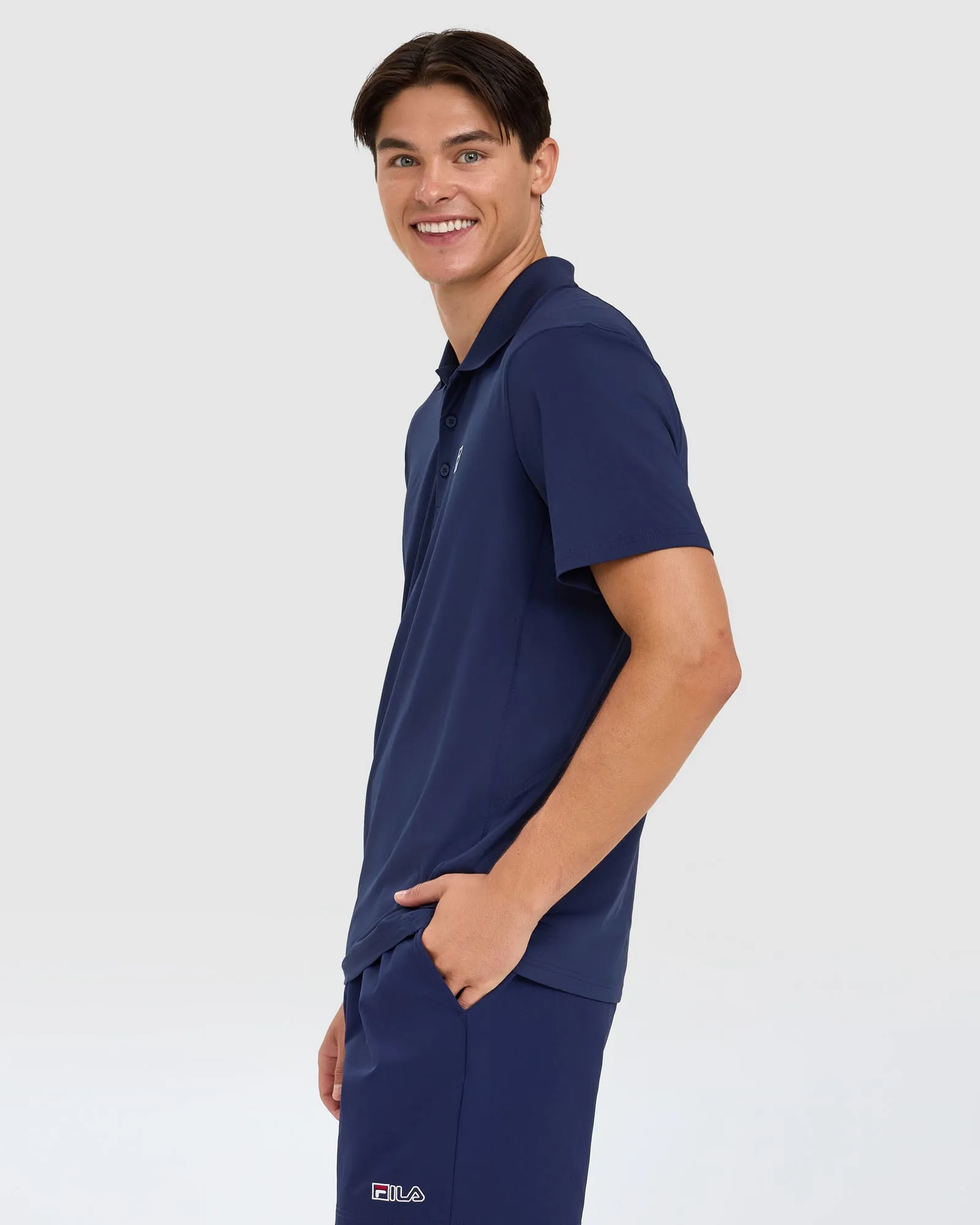 Men's Solid Corte Polo -FILA