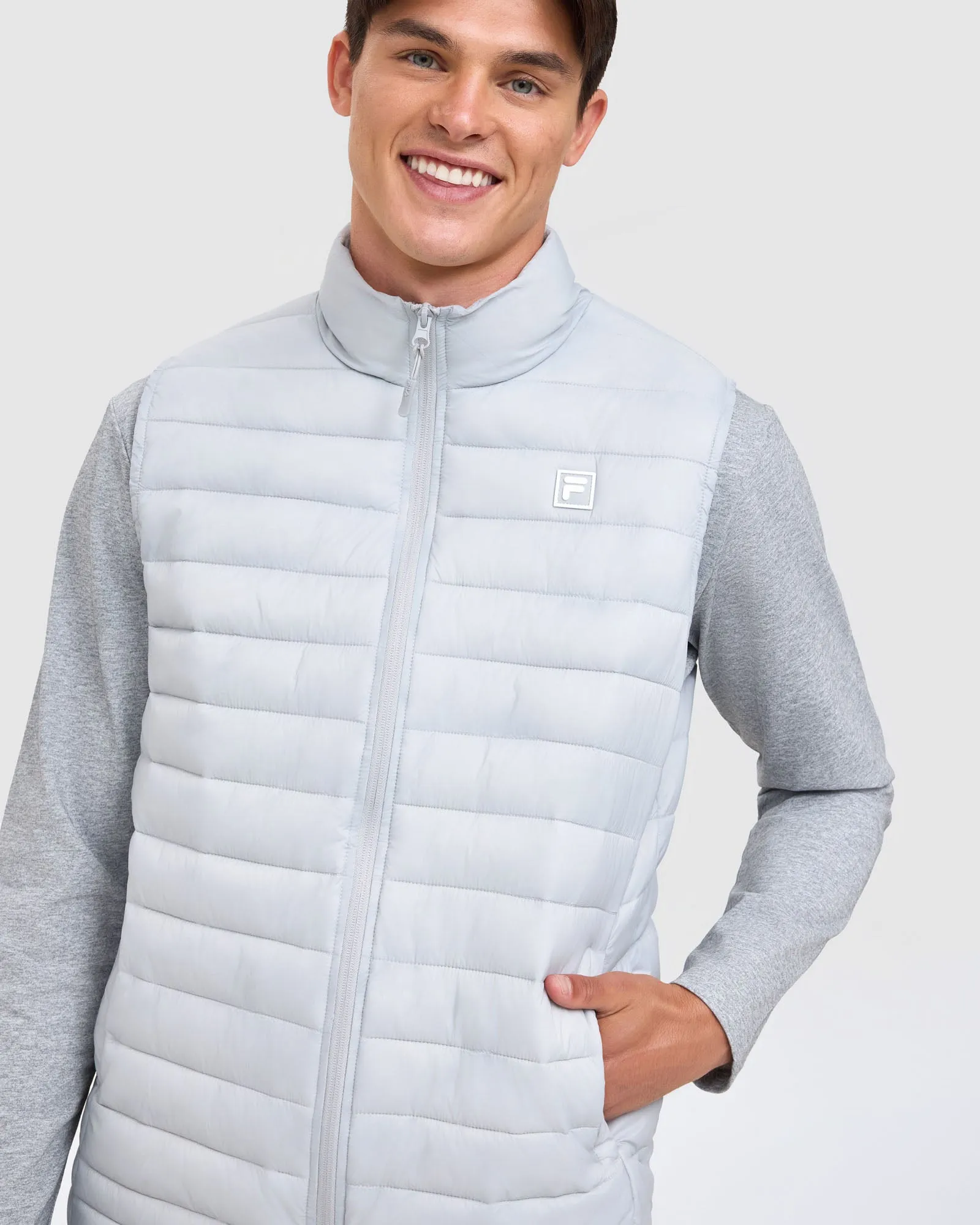 Men's Theo Lite Puff Vest -FILA