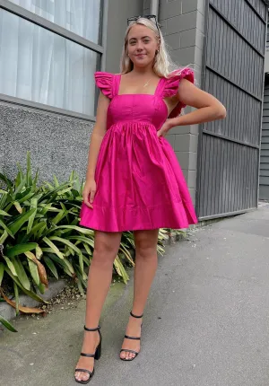 Midsummer Mini Dress - Carmine