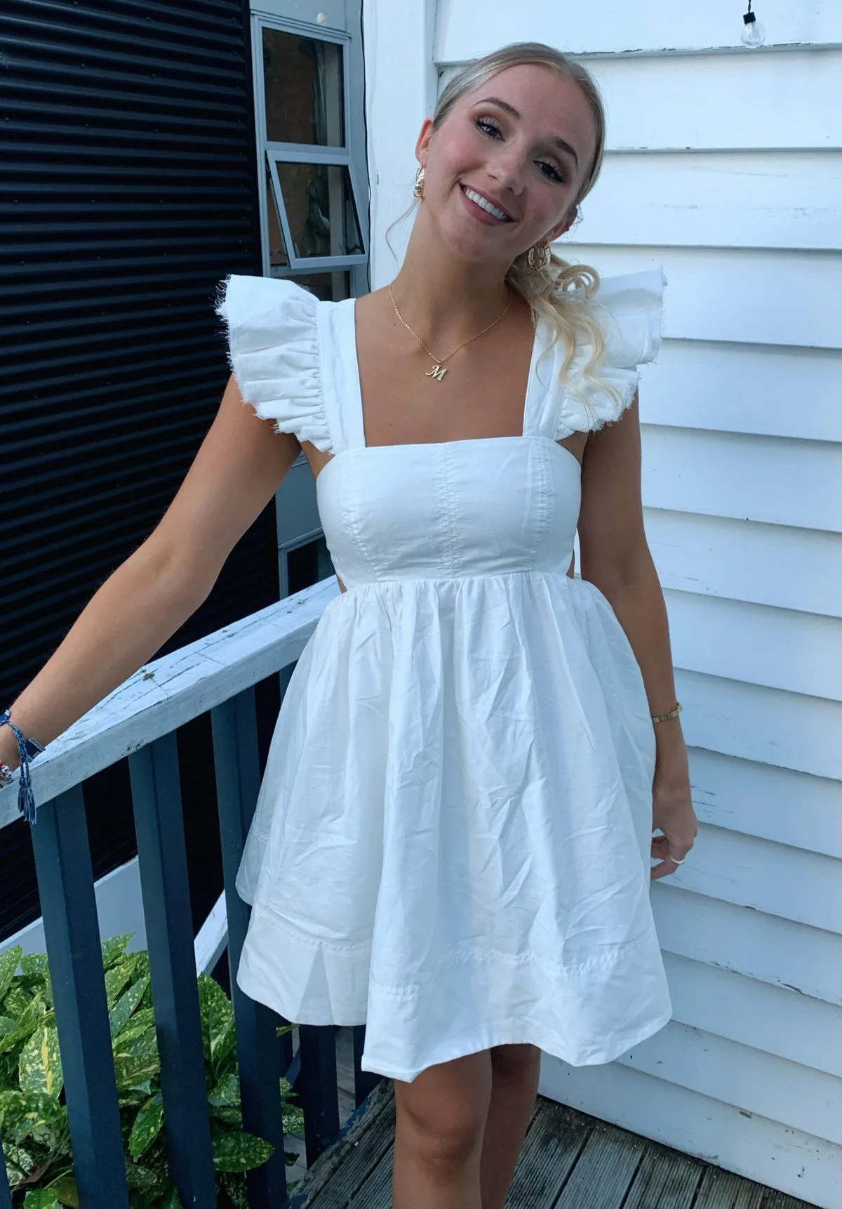 Midsummer Mini Dress - Ivory