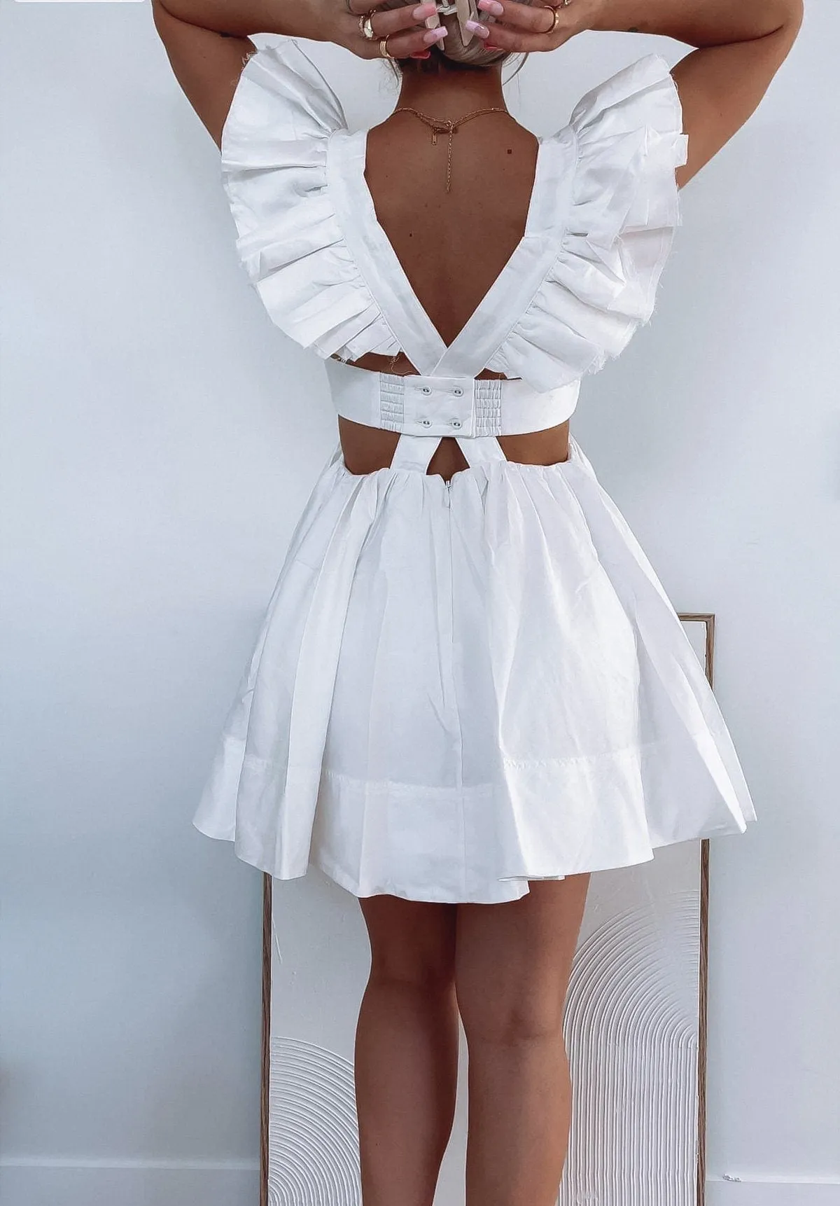 Midsummer Mini Dress - Ivory