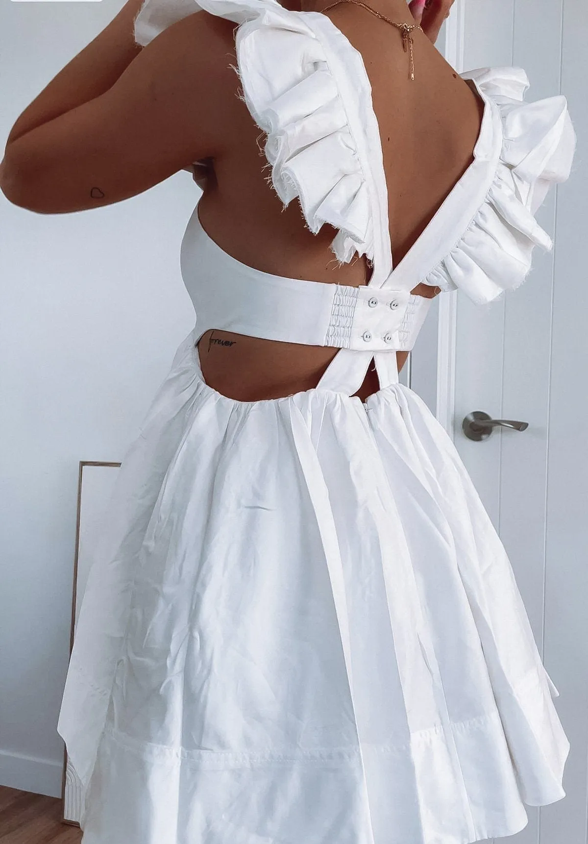 Midsummer Mini Dress - Ivory