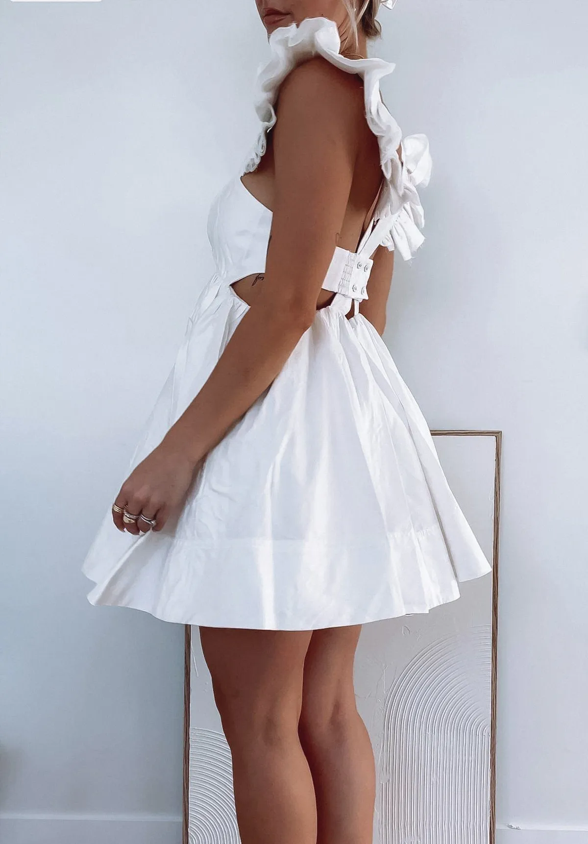 Midsummer Mini Dress - Ivory