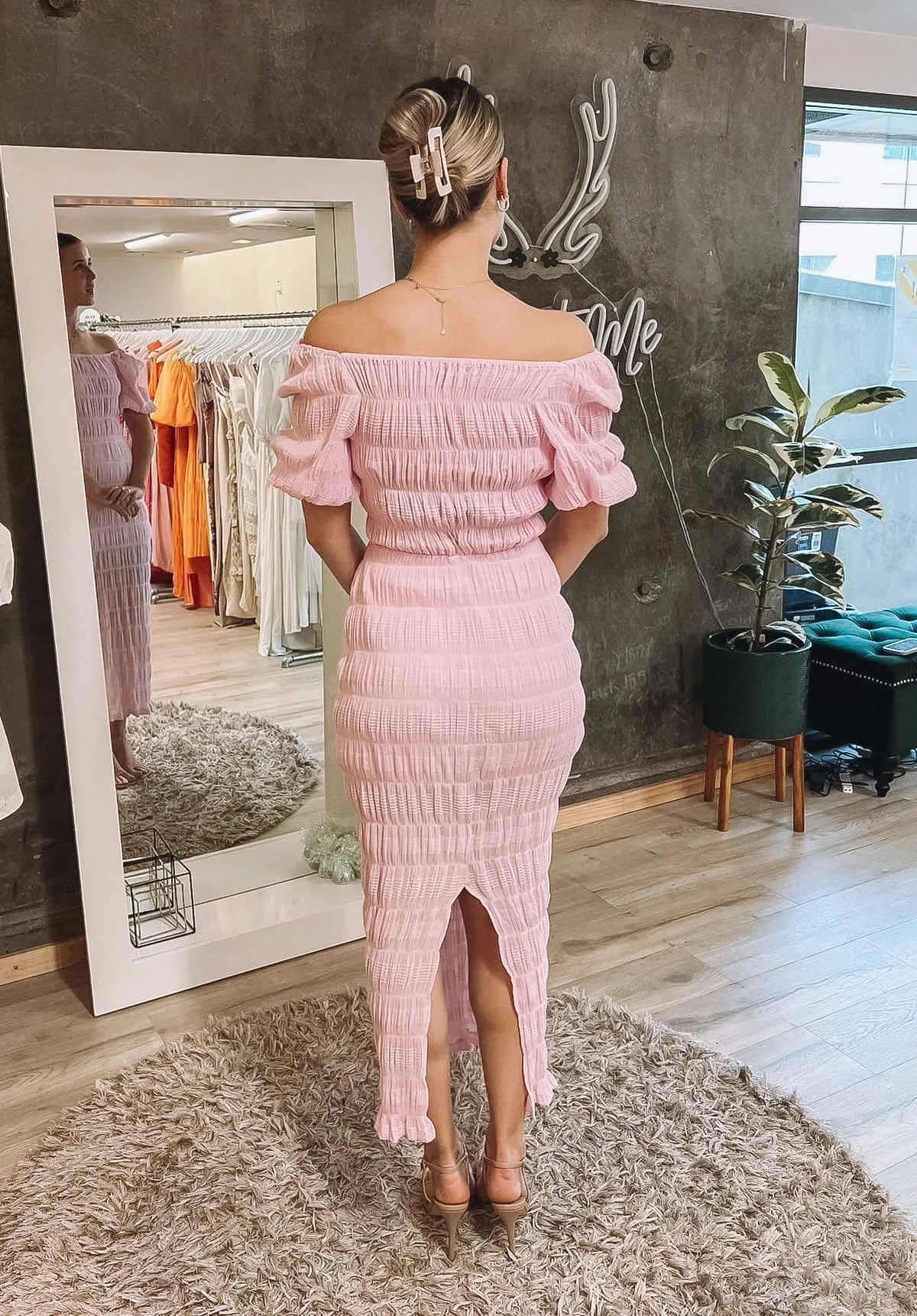 Mirella Puff Sleeve - Pink