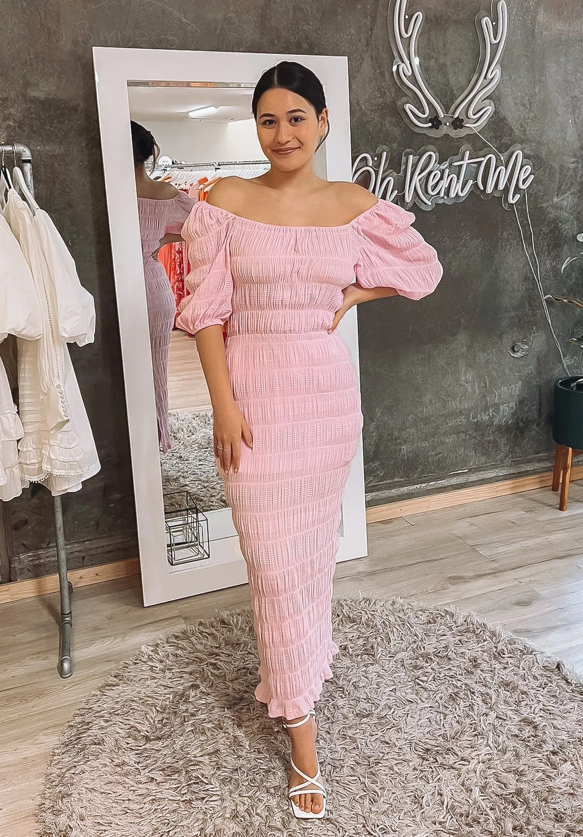 Mirella Puff Sleeve - Pink
