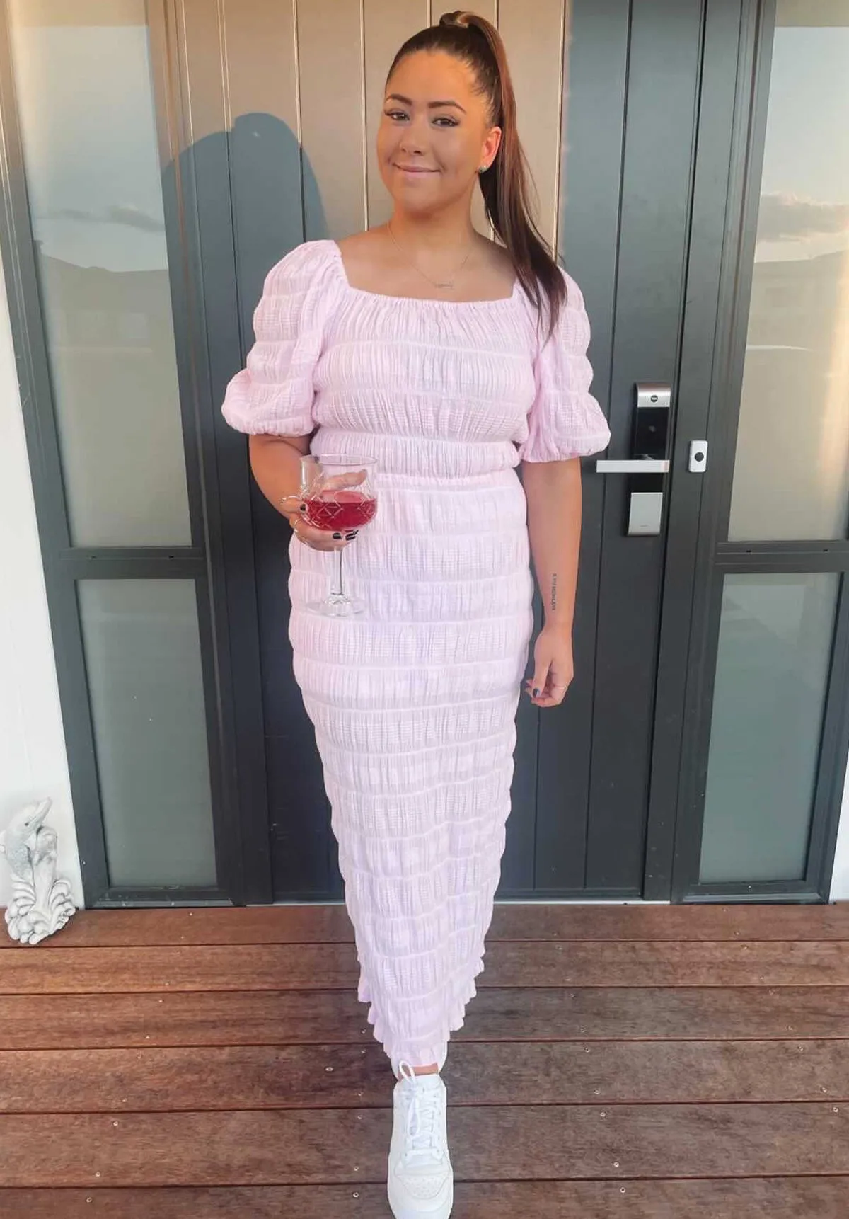 Mirella Puff Sleeve - Pink