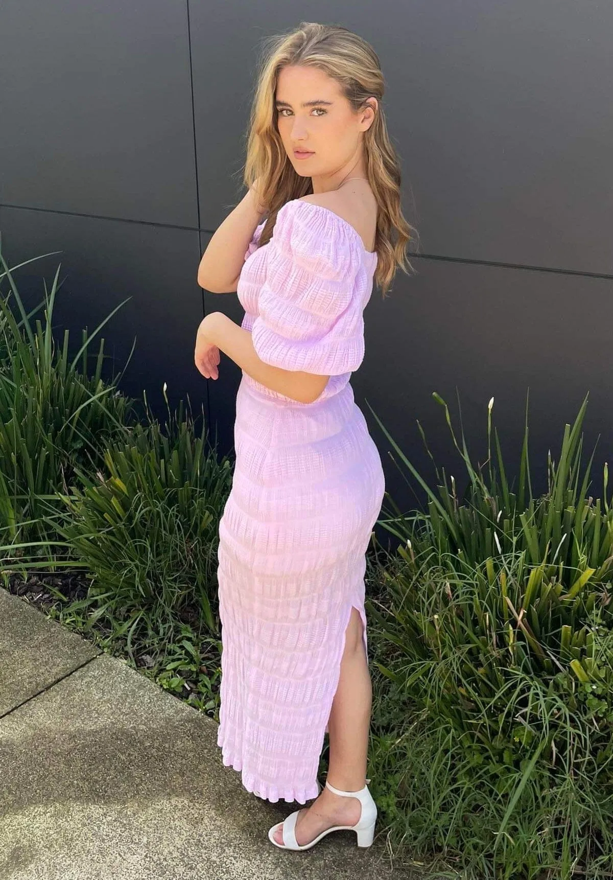 Mirella Puff Sleeve - Pink