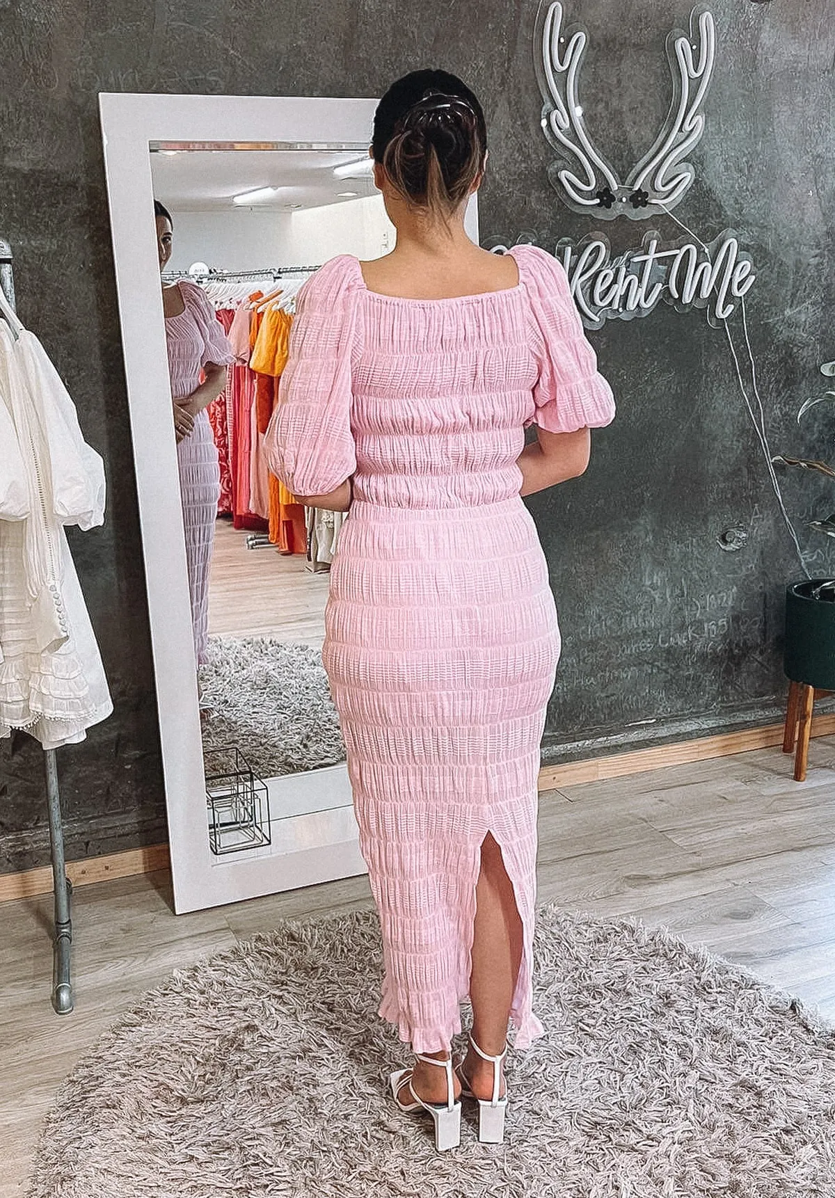 Mirella Puff Sleeve - Pink