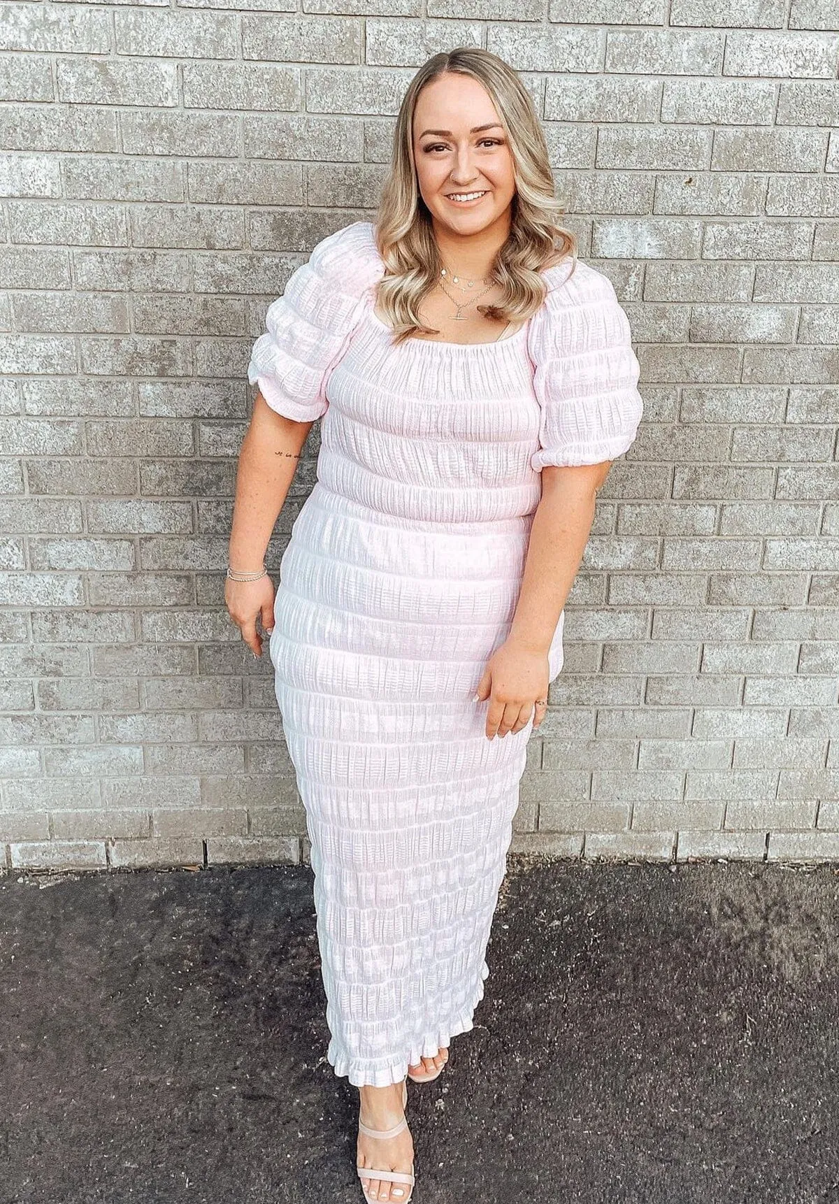 Mirella Puff Sleeve - Pink