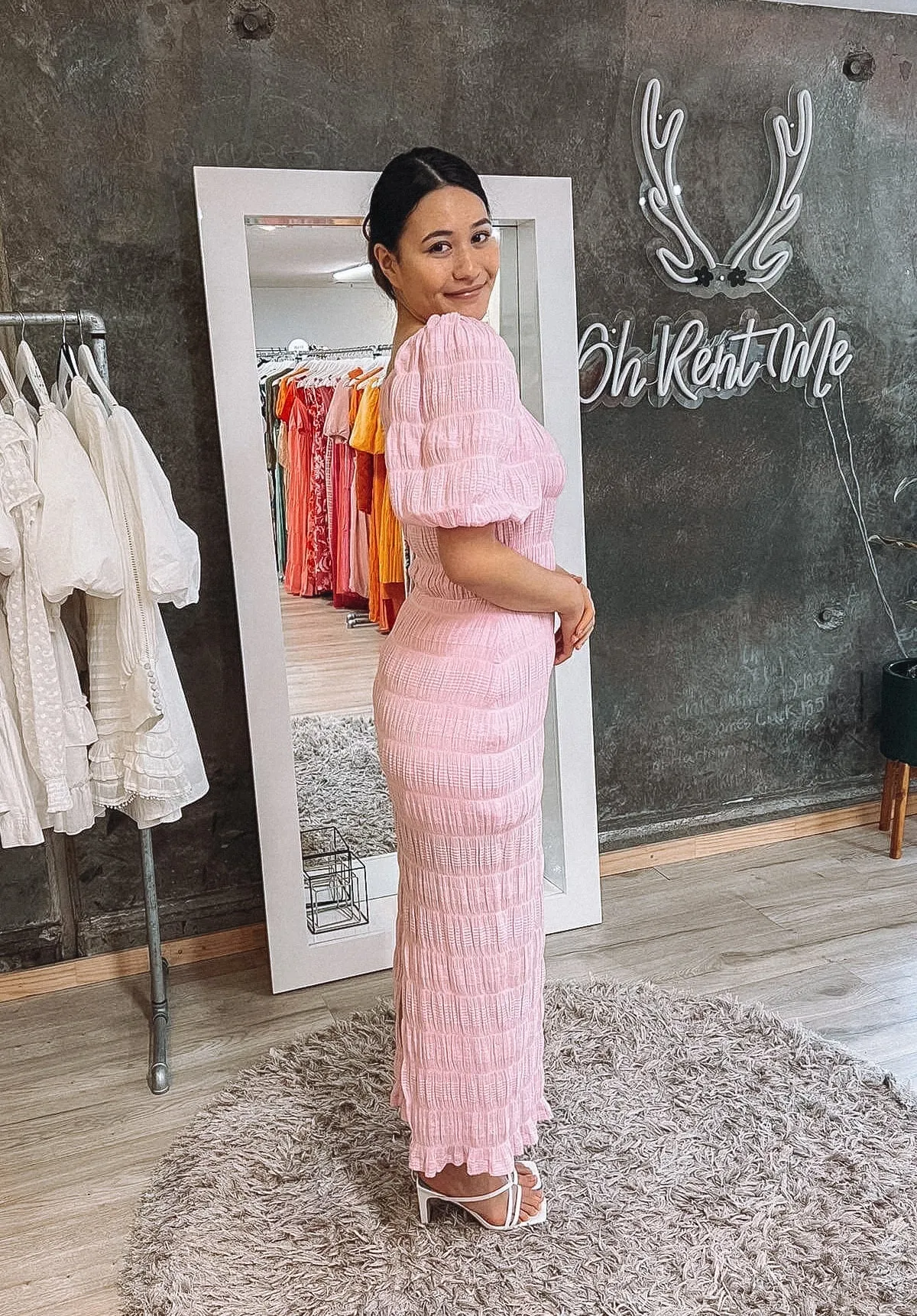 Mirella Puff Sleeve - Pink