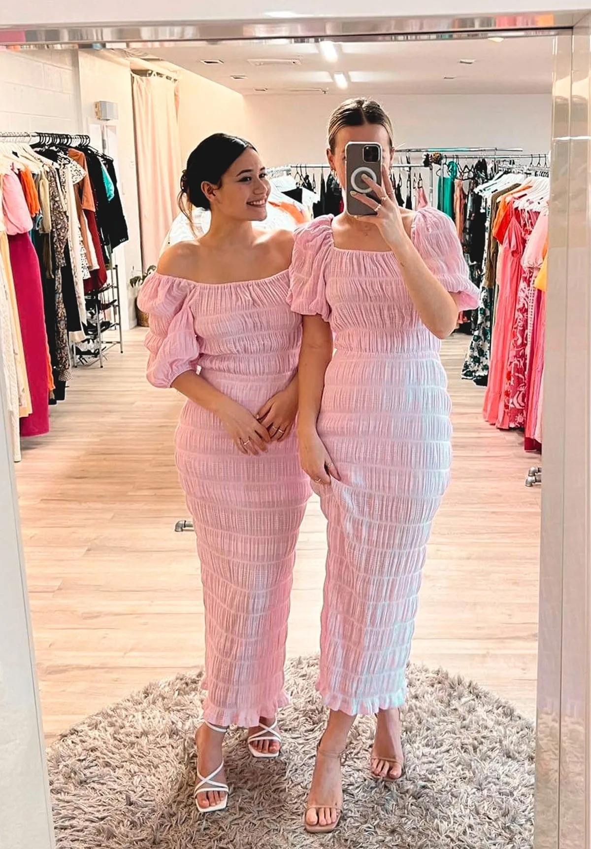 Mirella Puff Sleeve - Pink