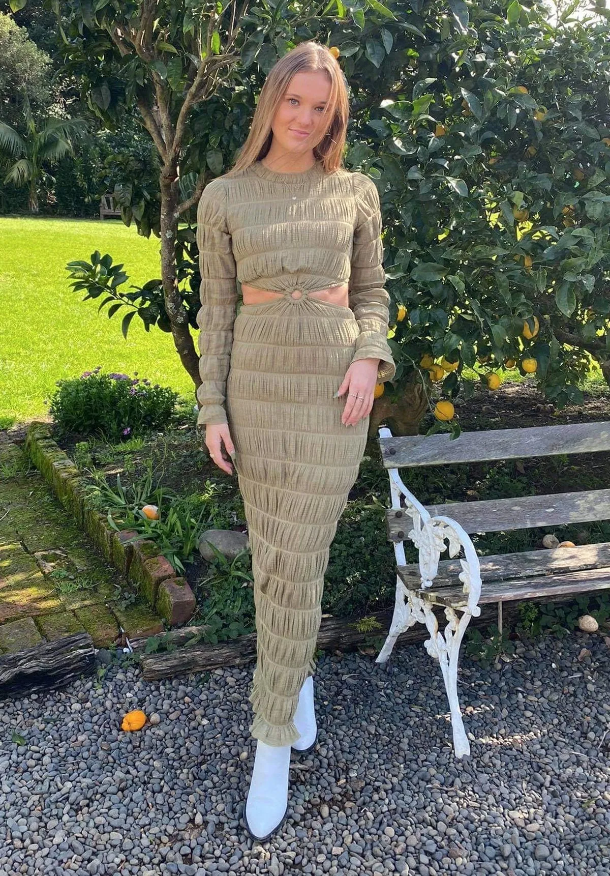 Mirella Ring Dress - Sage