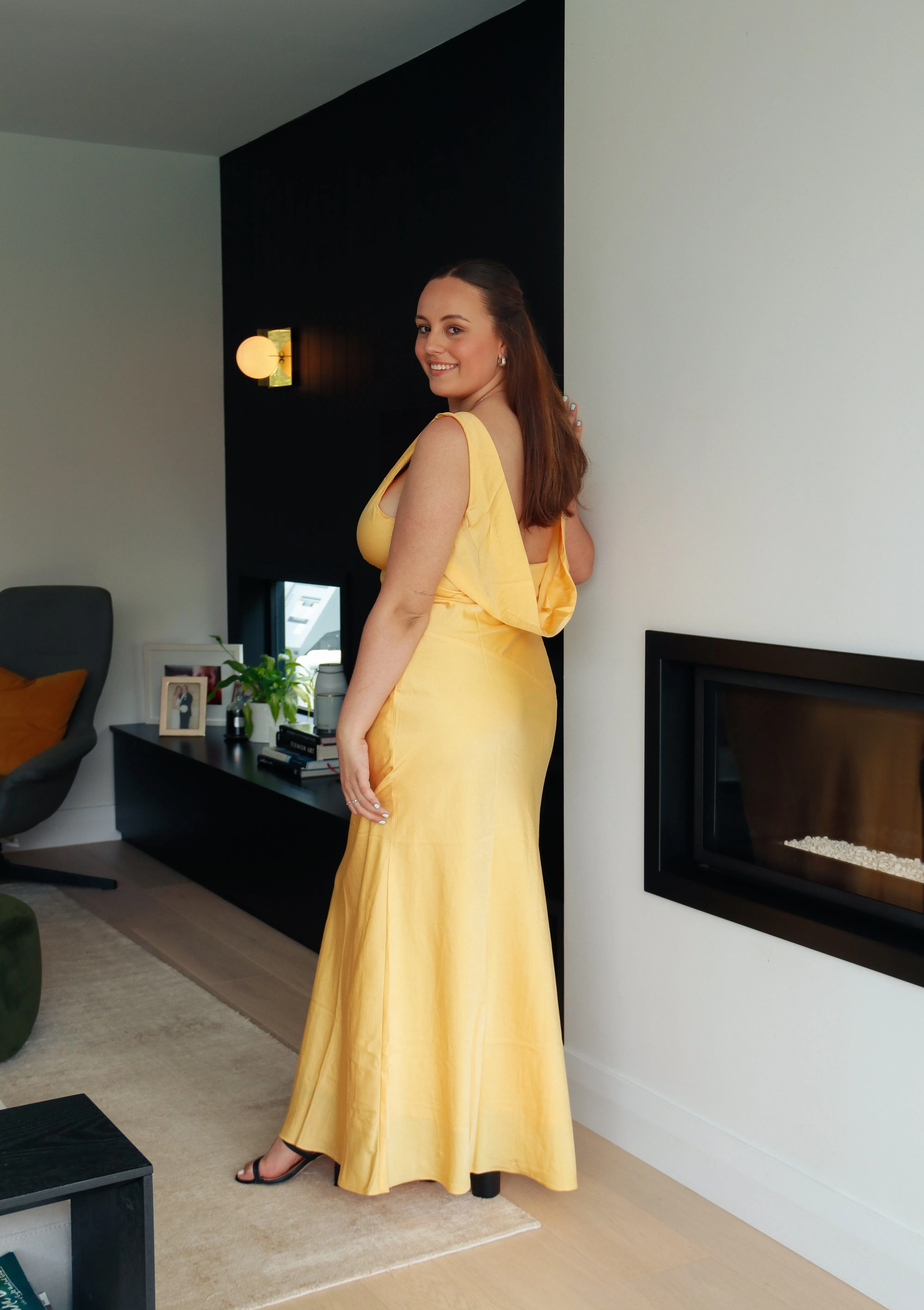 Nadia Dress - Lemon