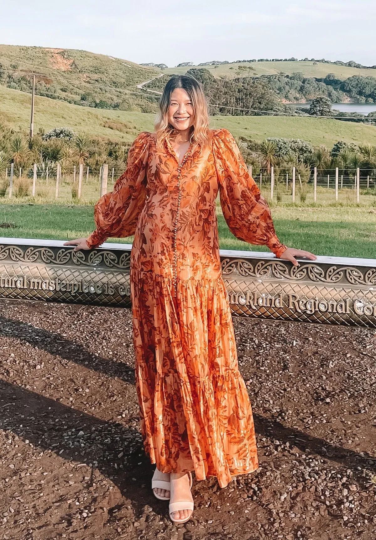 Naples Dress - Floral Shimmer