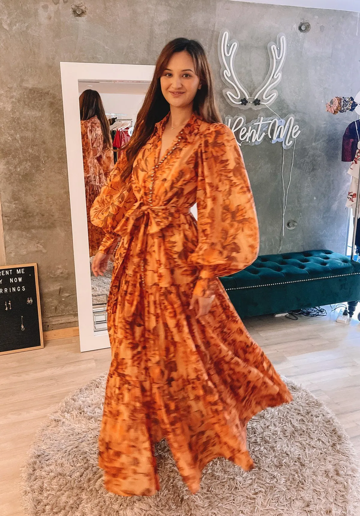 Naples Dress - Floral Shimmer