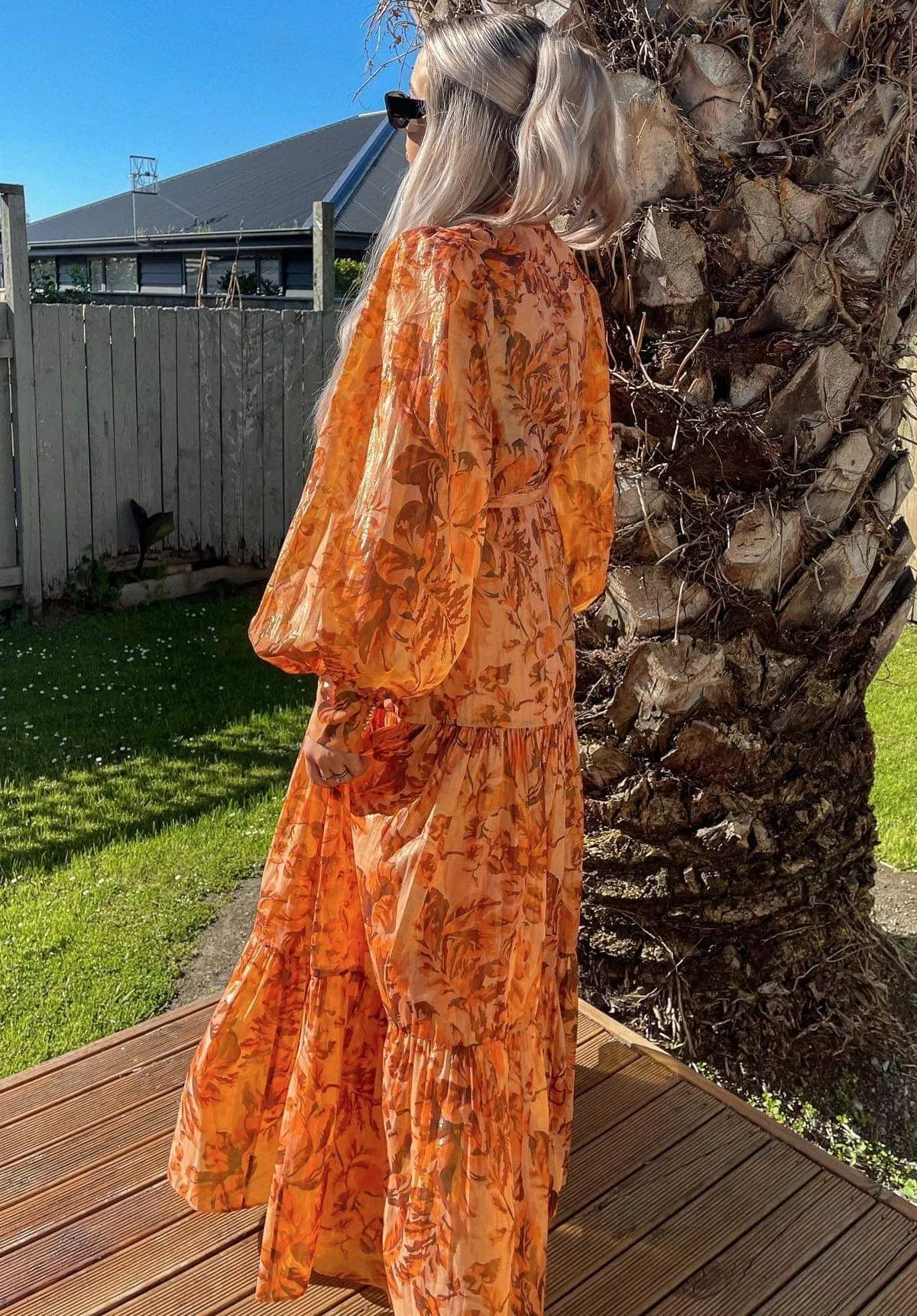Naples Dress - Floral Shimmer
