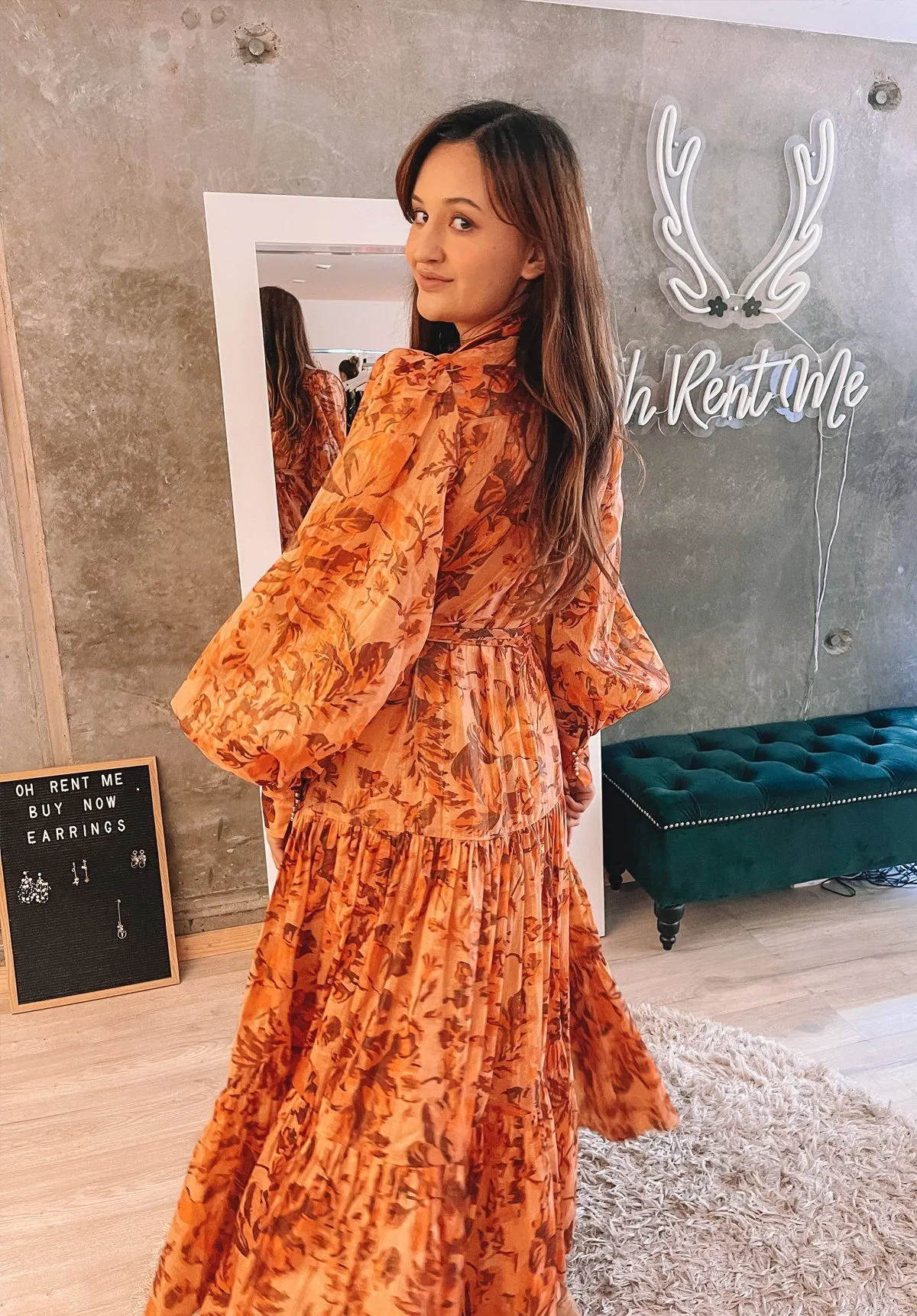 Naples Dress - Floral Shimmer