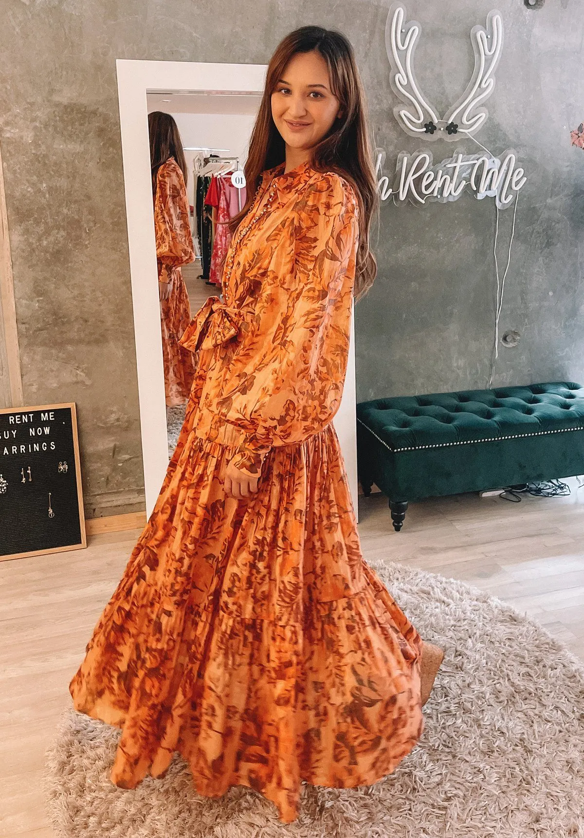 Naples Dress - Floral Shimmer