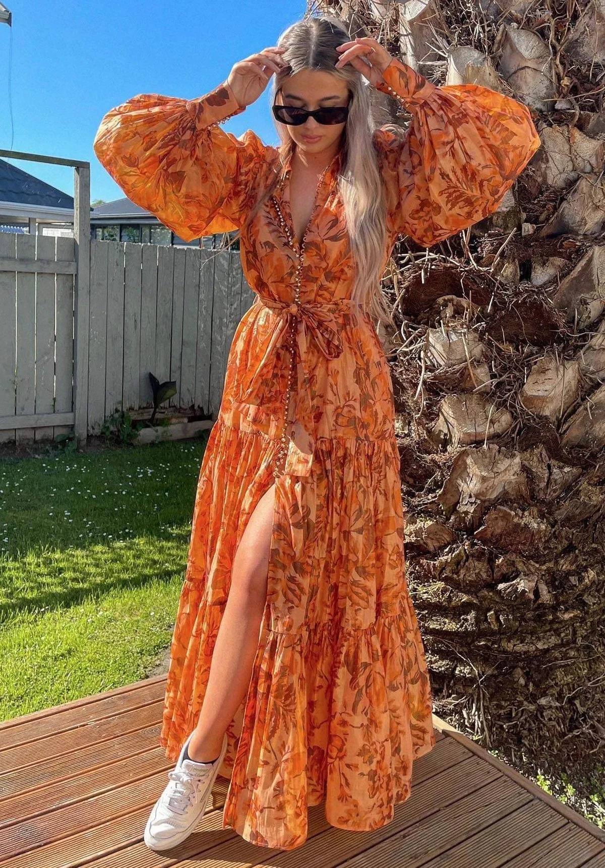 Naples Dress - Floral Shimmer