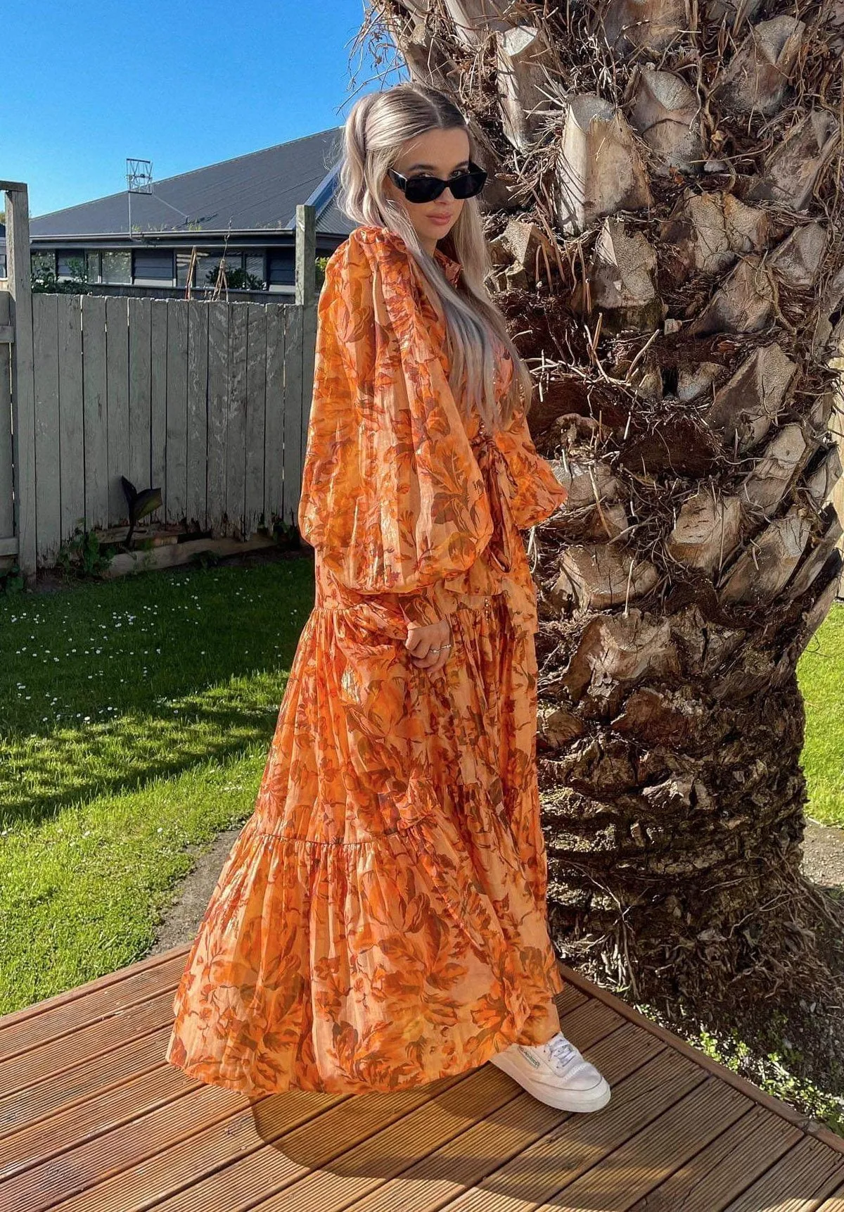 Naples Dress - Floral Shimmer