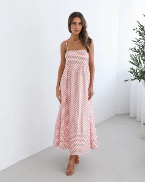 Nelani Dress - Orange Print