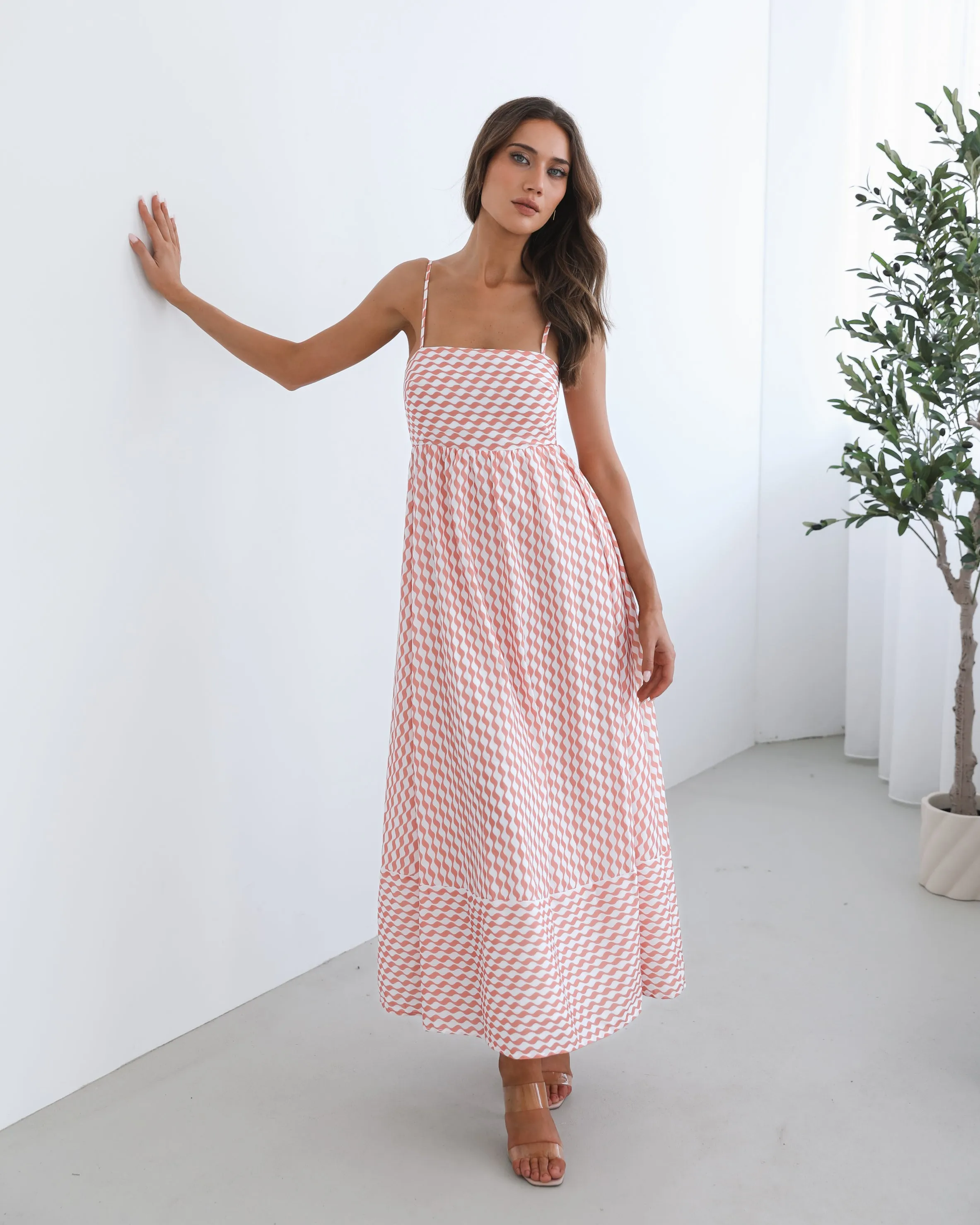 Nelani Dress - Orange Print