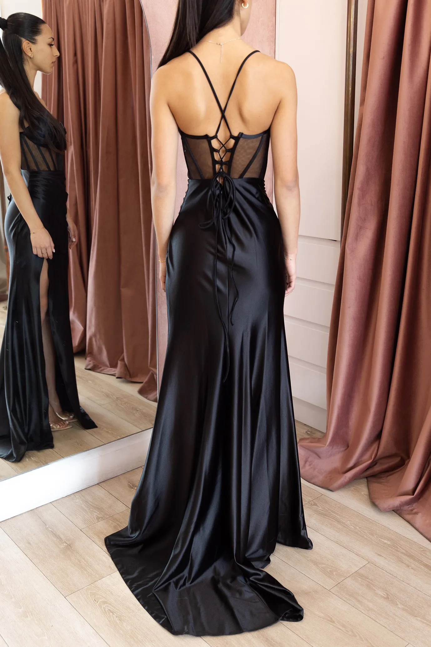 Neptune Gown Gown Black by HSH