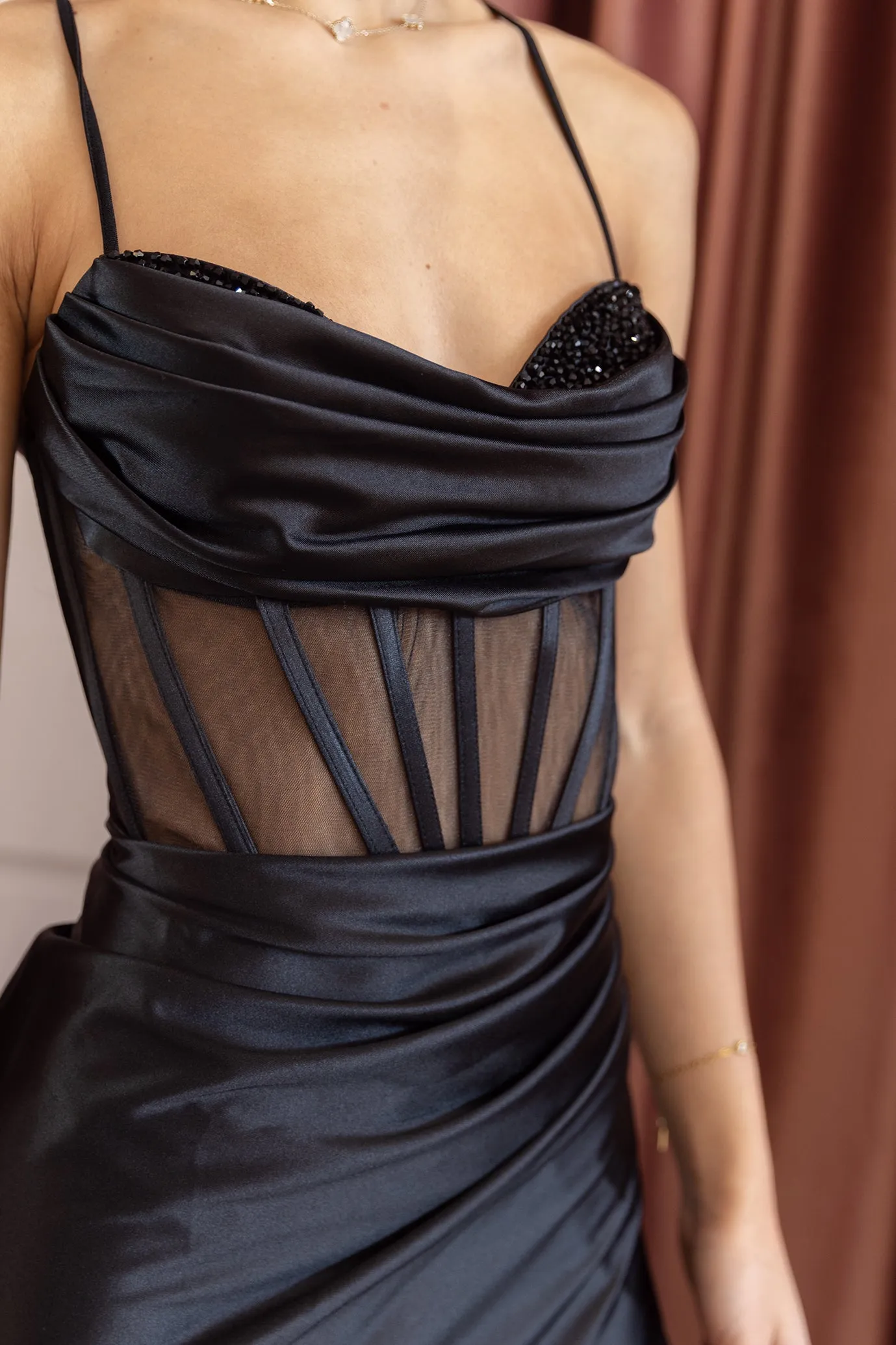 Neptune Gown Gown Black by HSH